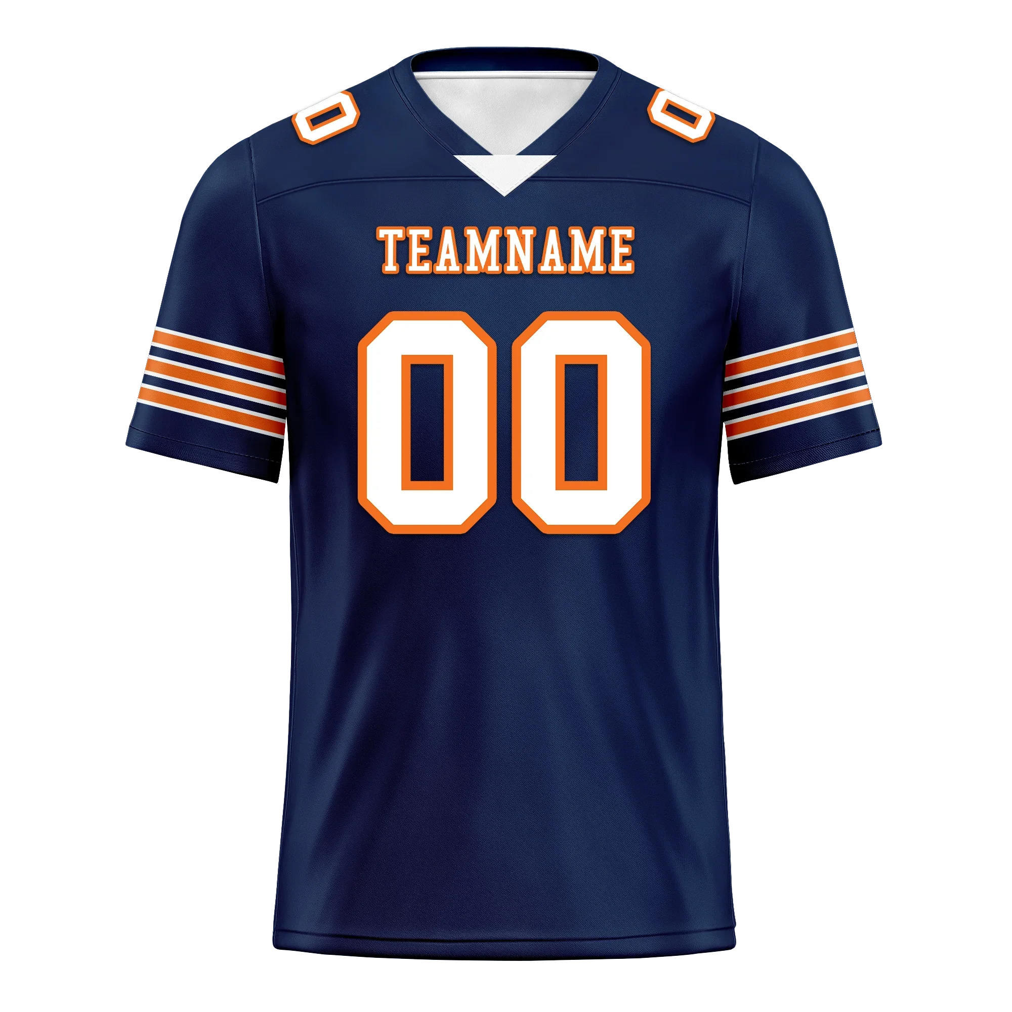 Custom Blue White Classic Style Personalized Authentic Football Jersey FBJ02-bd0a700d - Coolcustomize