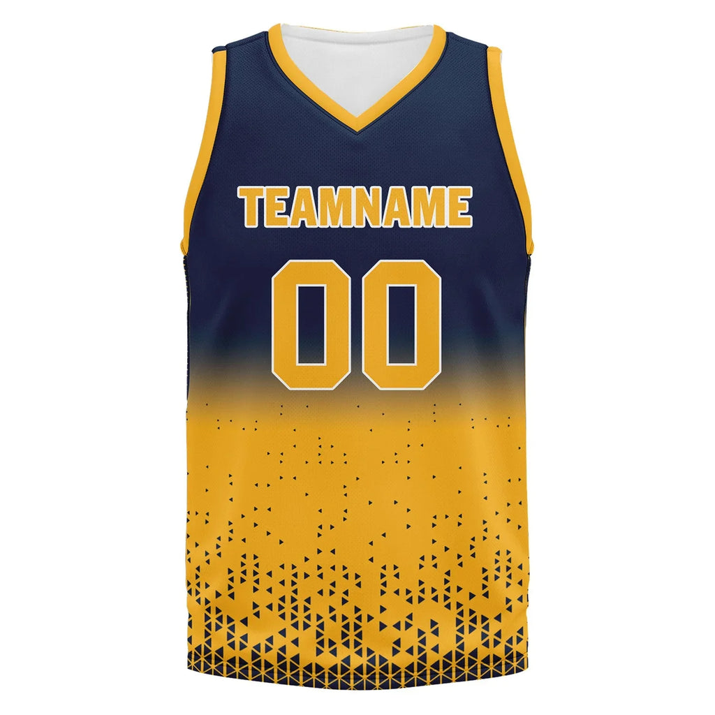 Custom Blue Yellow Fade Fashion Sports Uniform Basketball Jersey BBJ01-D020102-6 - Coolcustomize