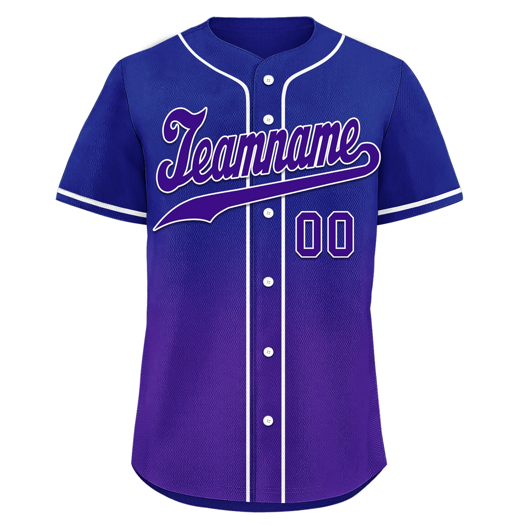 Custom Blue Purple Fade Fashion Personalized Authentic Baseball Jersey BSBJ01-D0a70ea - Coolcustomize