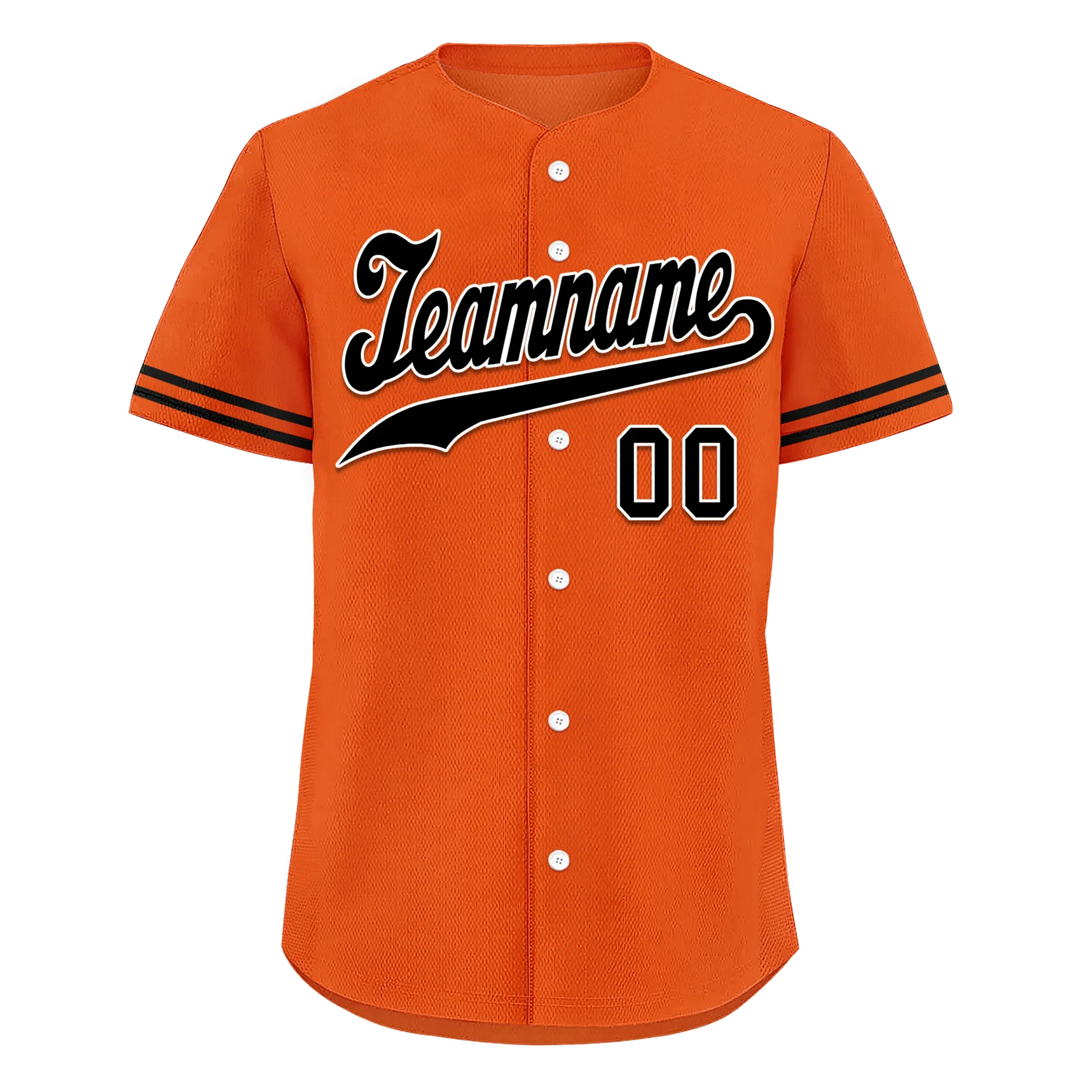Custom Orange Black Classic Style Black Personalized Authentic Baseball Jersey BSBJ01-bd0fa0a - Coolcustomize