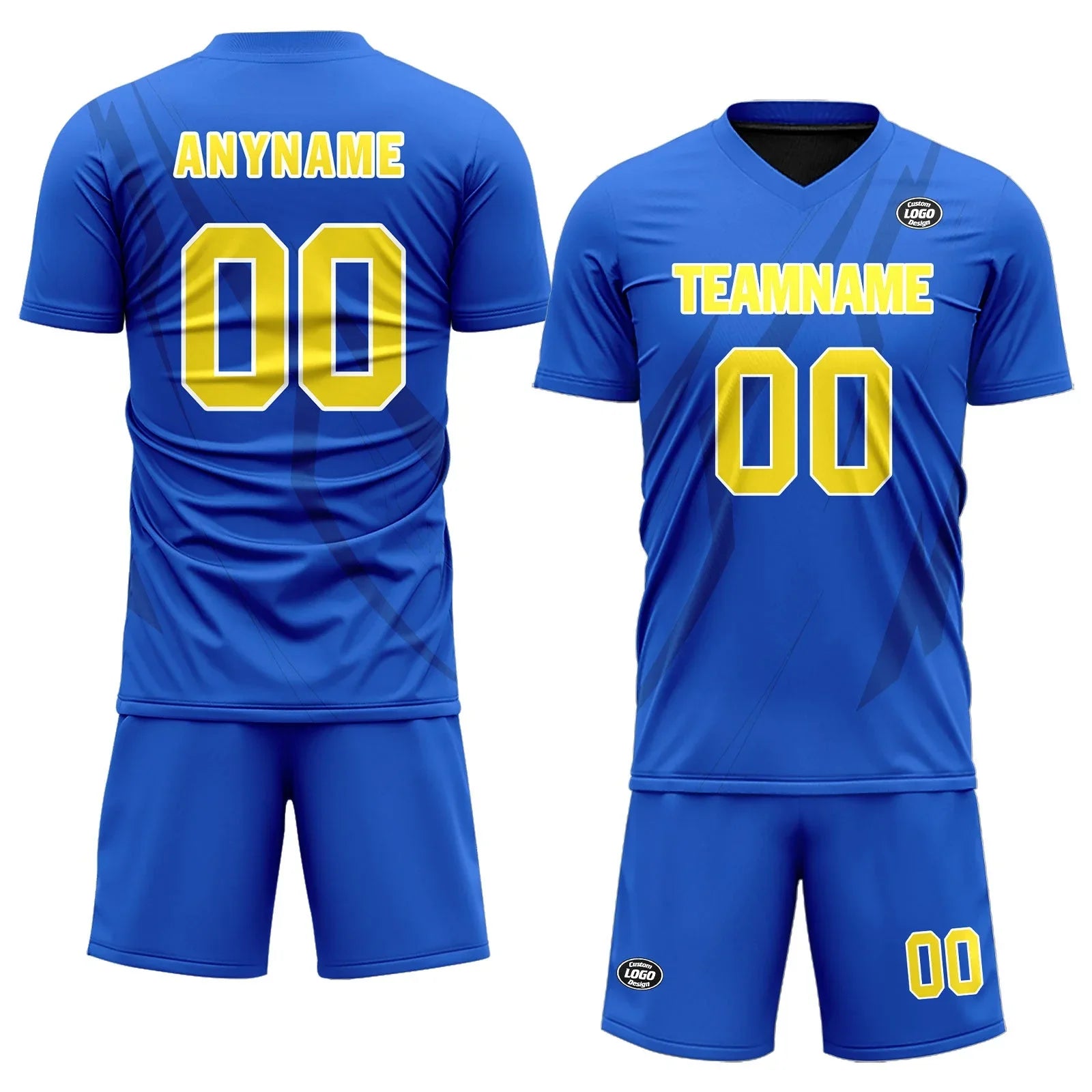 Custom Blue Soccer Sets Jersey Personalized SCJ101-D28048 - Coolcustomize