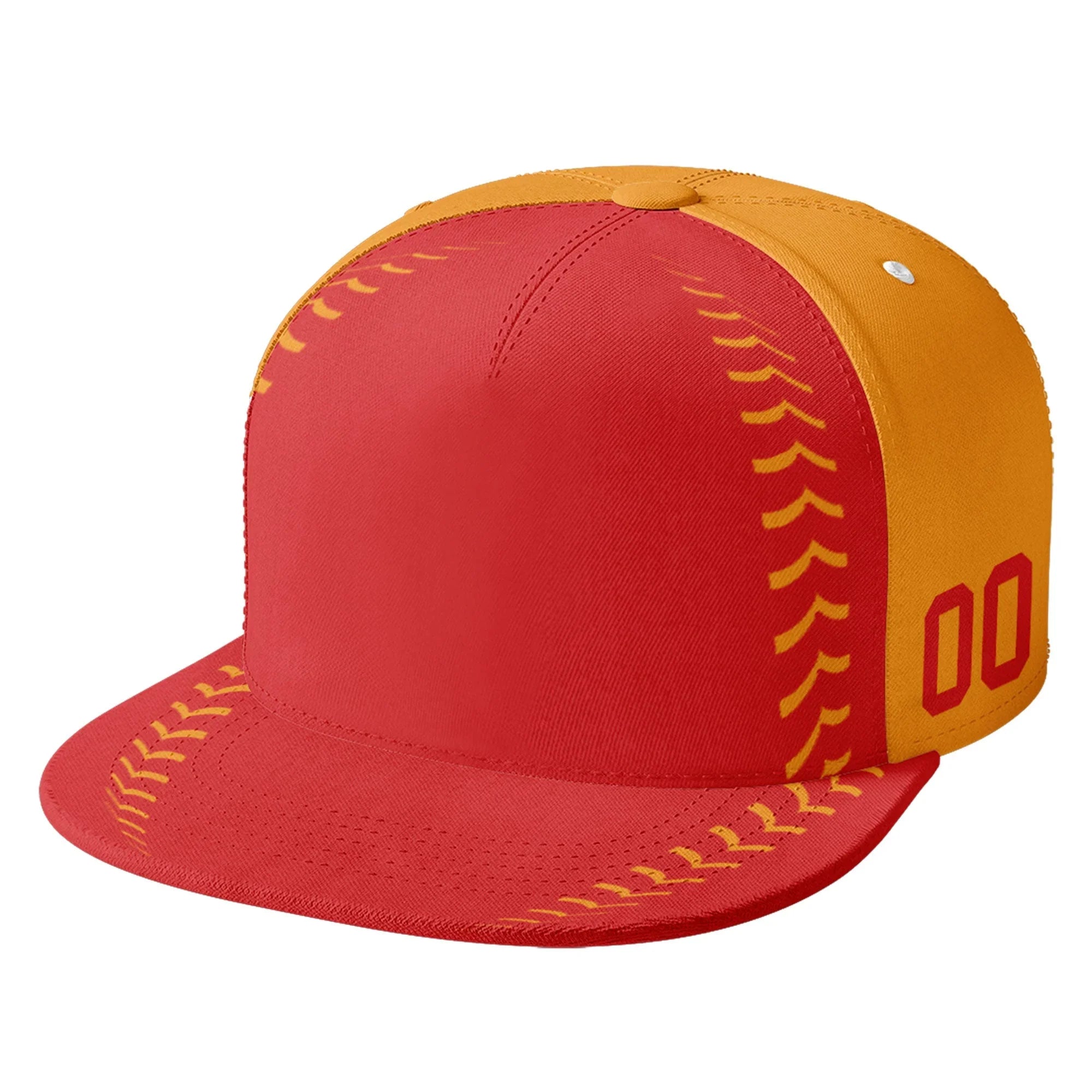 Custom Sport Design Hat Stitched Adjustable Snapback Personalized Baseball Cap PR067B-bd0b00d9-ad - Coolcustomize