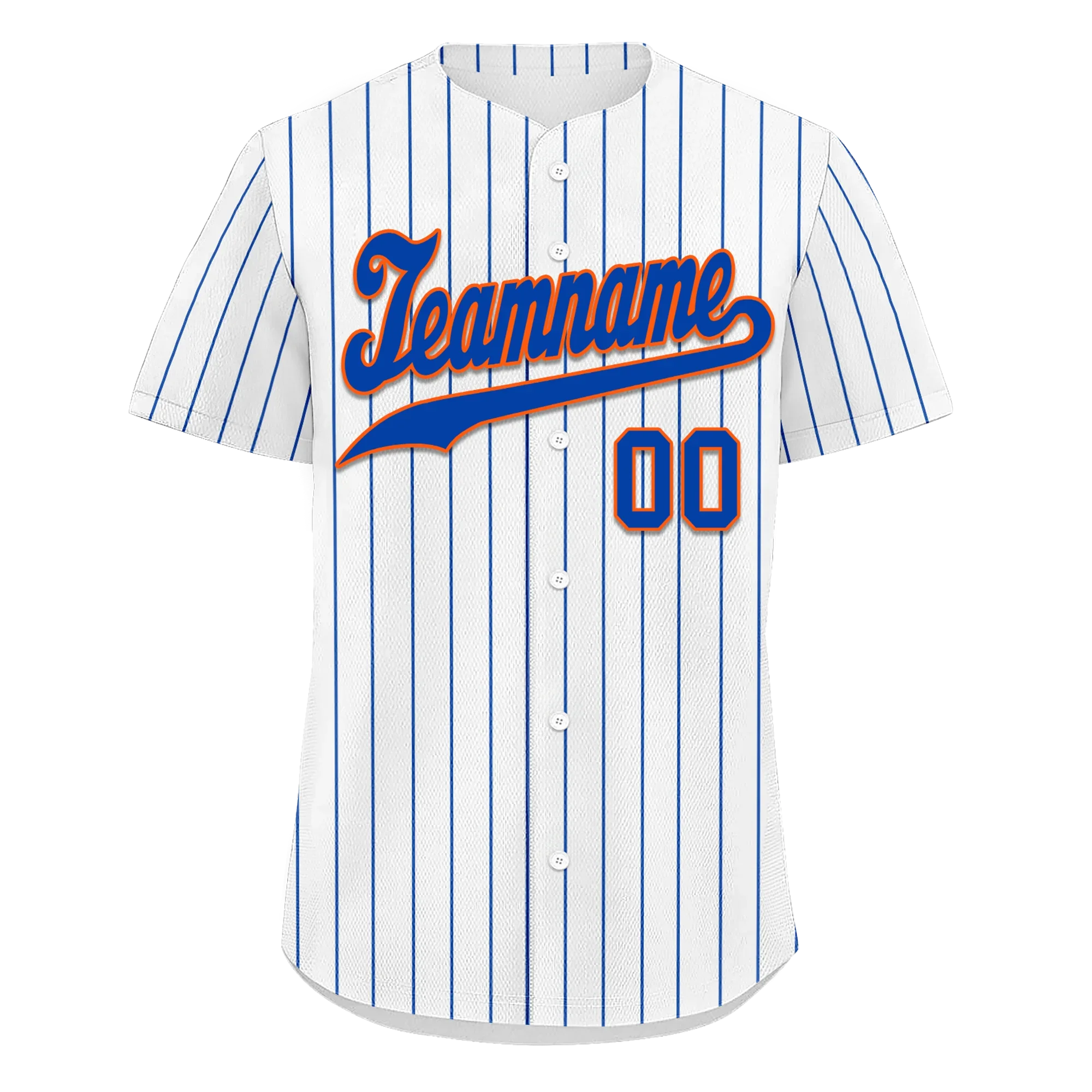 Custom White Classic Style Blue Personalized Authentic Baseball Jersey BSBJ01-bd0fa07 - Coolcustomize