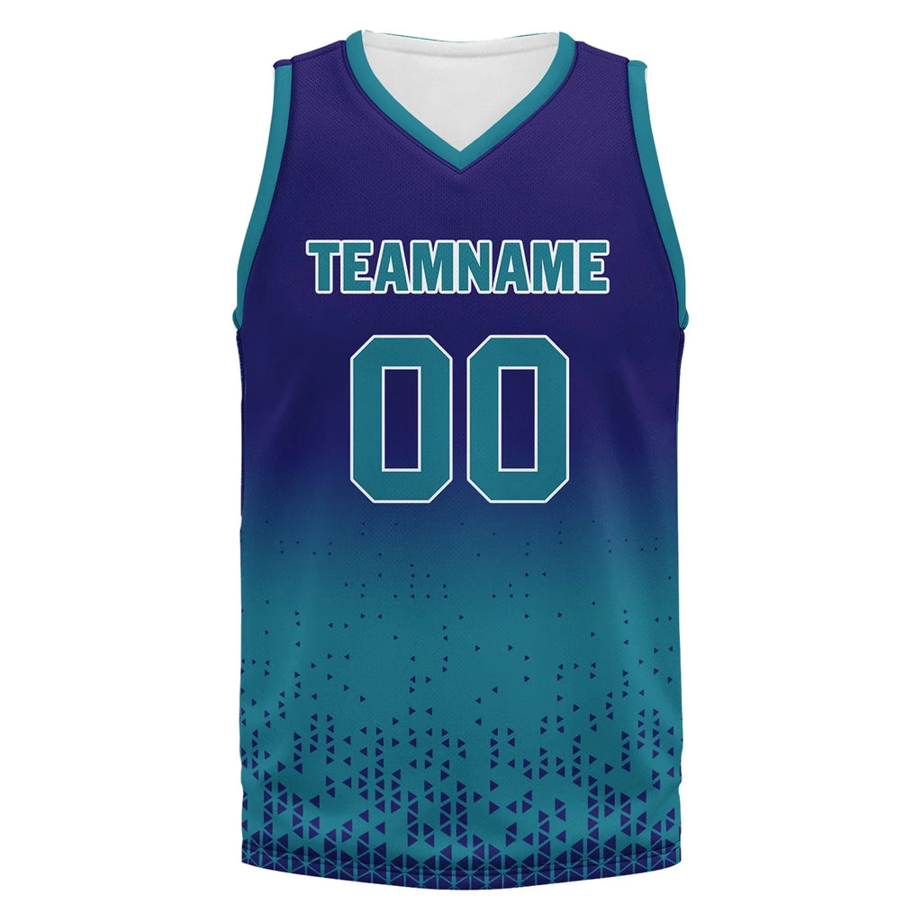 Custom Blue Fade Fashion Sports Uniform Basketball Jersey BBJ01-D020102-9 - Coolcustomize
