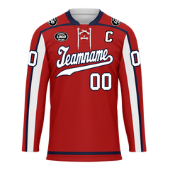 Custom Red Personalized Hockey Jersey HCKJ01-D0a70e9