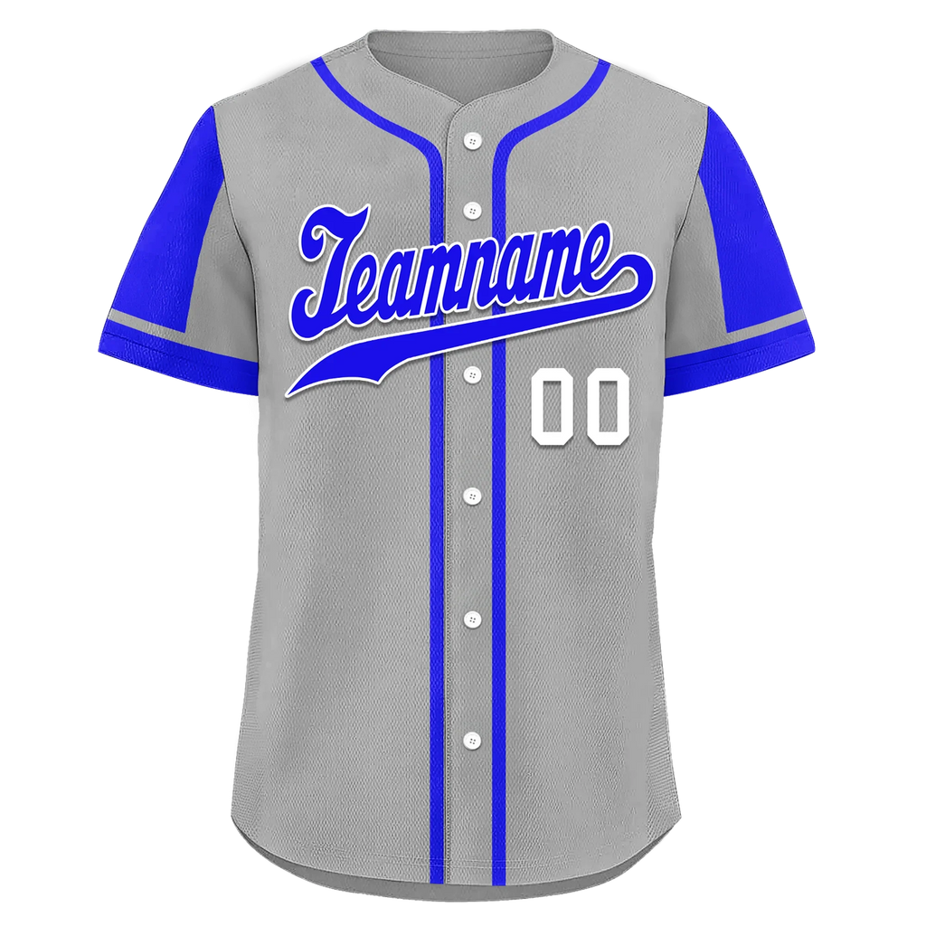 Custom Gray Purple Raglan Sleeves Personalized Authentic Baseball Jersey BSBJ01-D017189 - Coolcustomize