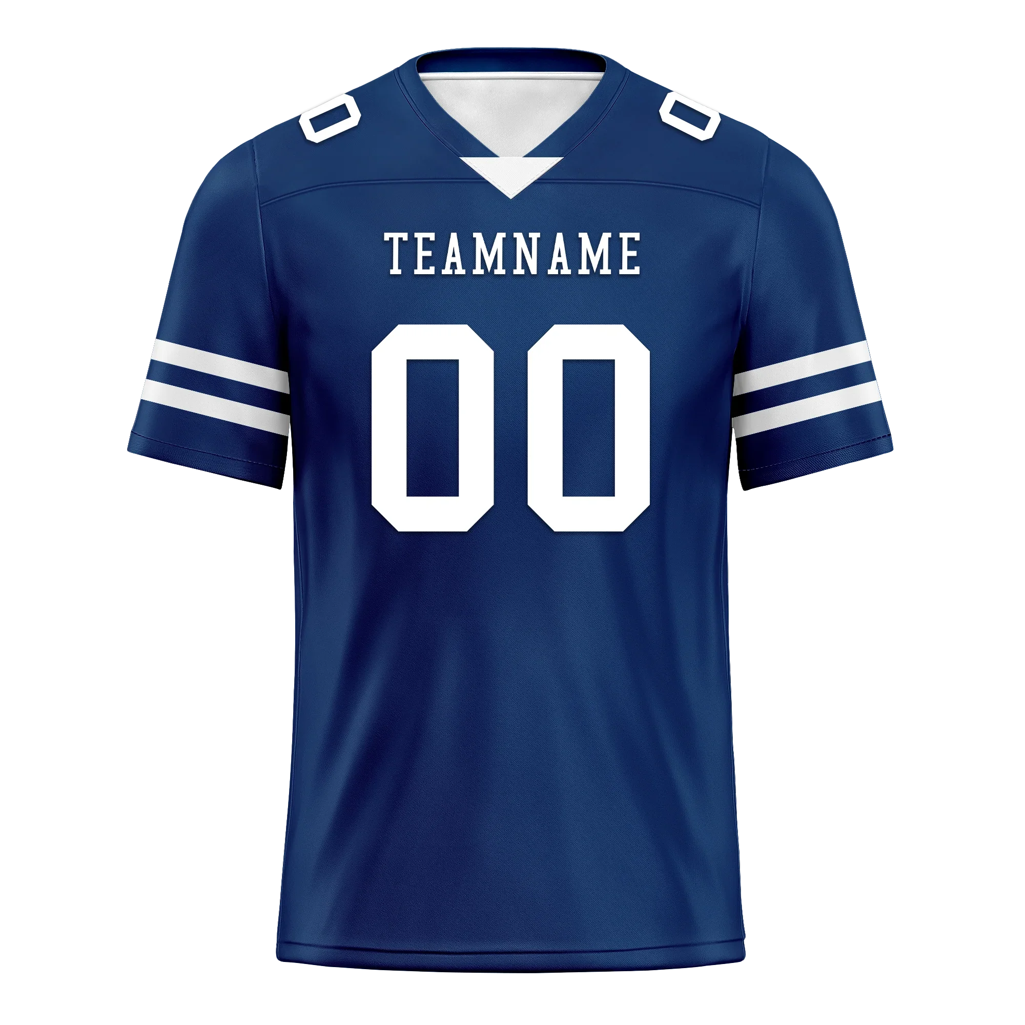 Custom Blue Classic Style Personalized Authentic Football Jersey FBJ02-bd0a70bf - Coolcustomize