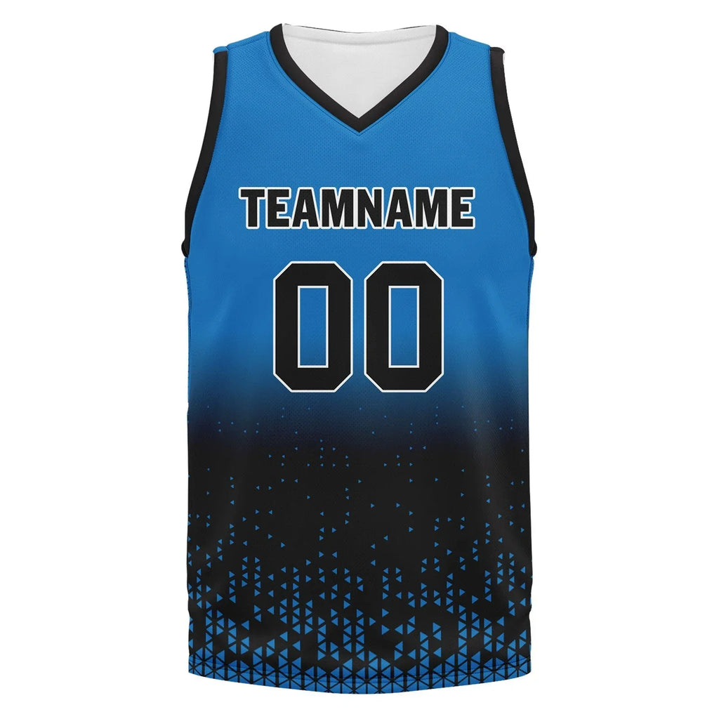 Custom Blue Black Fade Fashion Sports Uniform Basketball Jersey BBJ01-D020102-11 - Coolcustomize