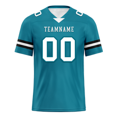 Custom Blue Classic Style Personalized Authentic Football Jersey FBJ02-bd0a70be