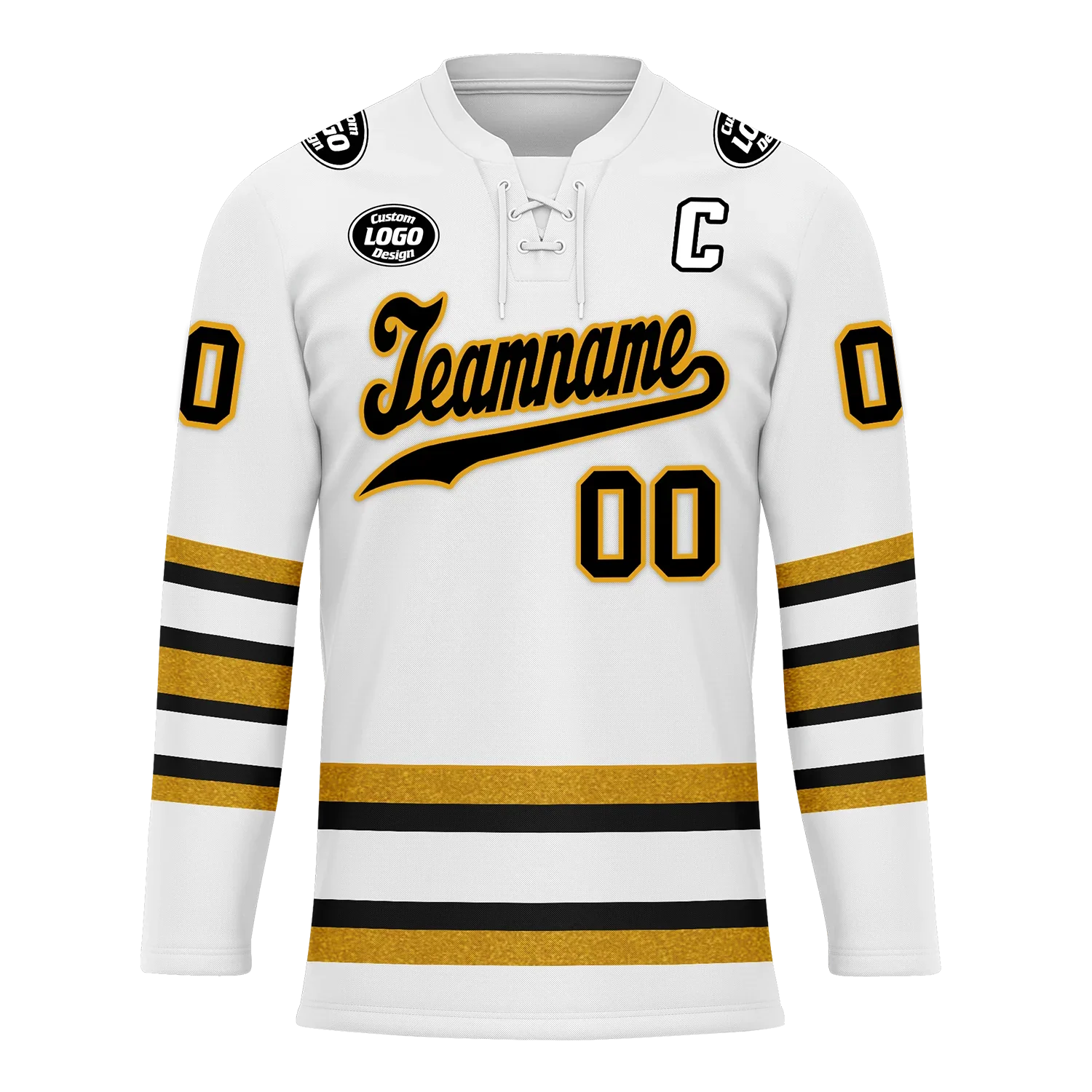 Custom White Yellow Personalized Hockey Jersey HCKJ01-D0a70ef - Coolcustomize