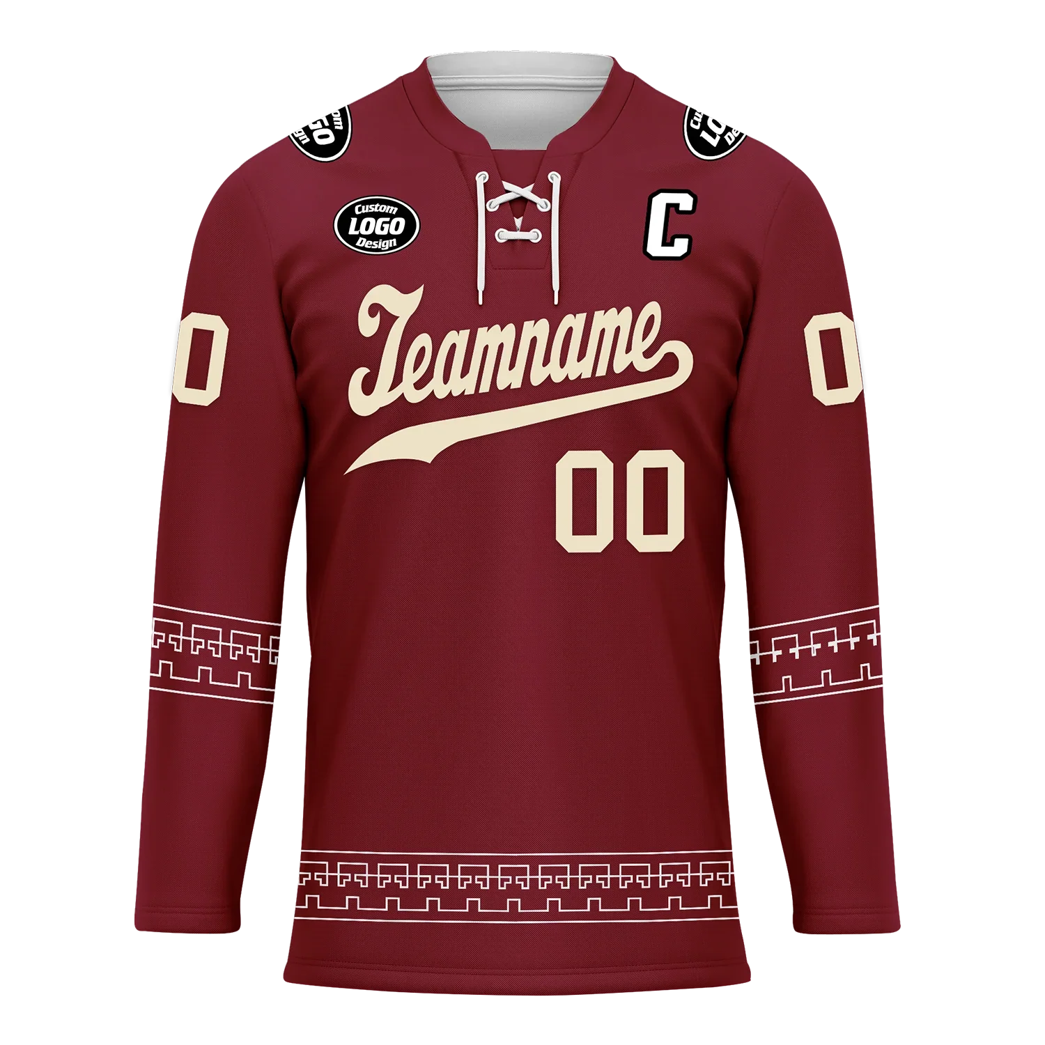 Custom Red Personalized Hockey Jersey HCKJ01-D0a70fd - Coolcustomize