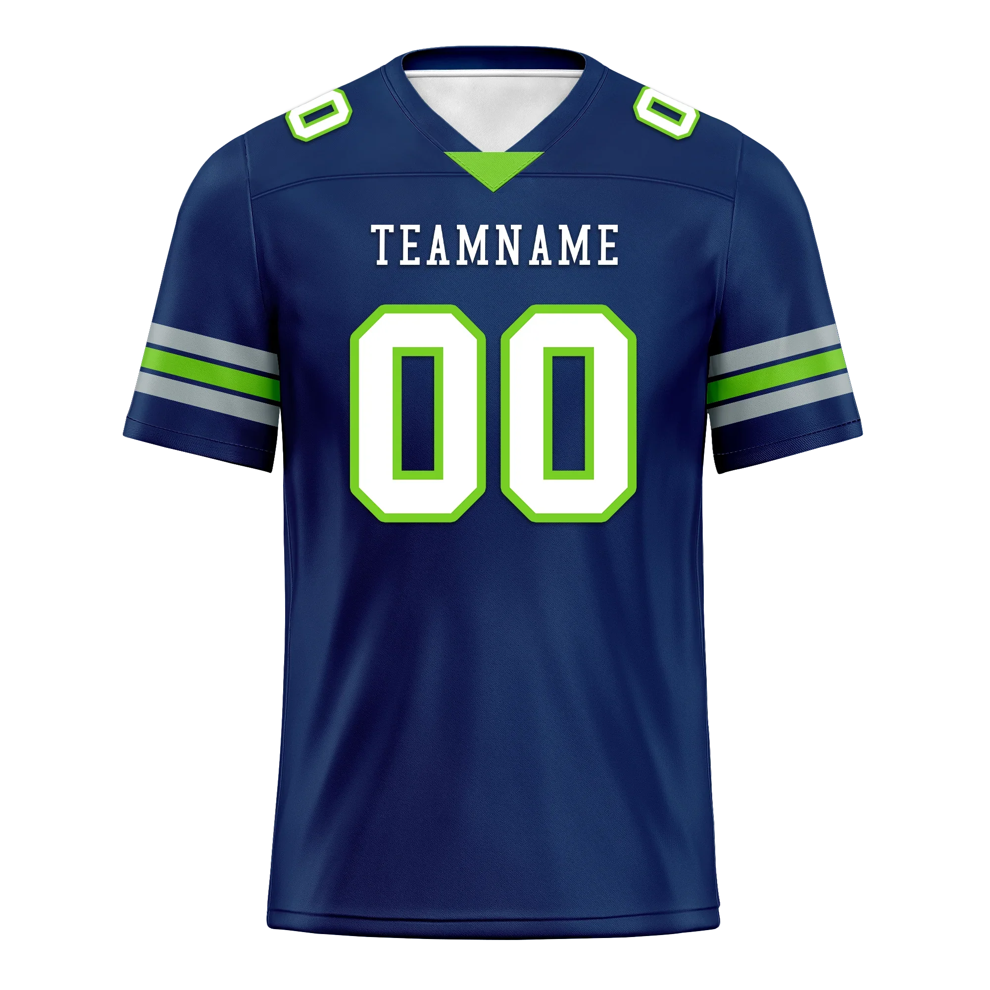 Custom Blue Classic Style Personalized Authentic Football Jersey FBJ02-bd0a70ad - Coolcustomize