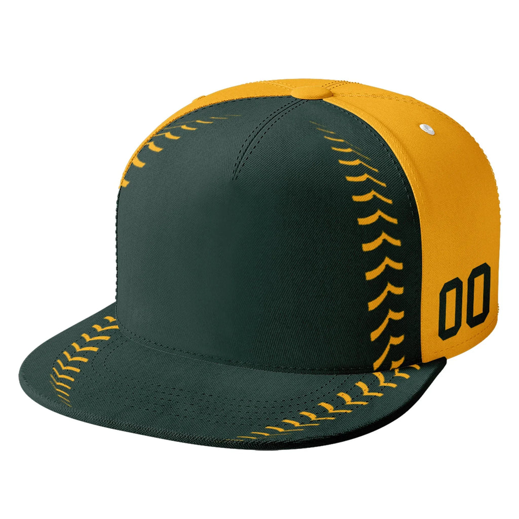 Custom Sport Design Hat Stitched Adjustable Snapback Personalized Baseball Cap PR067B-bd0b00d9-c - Coolcustomize