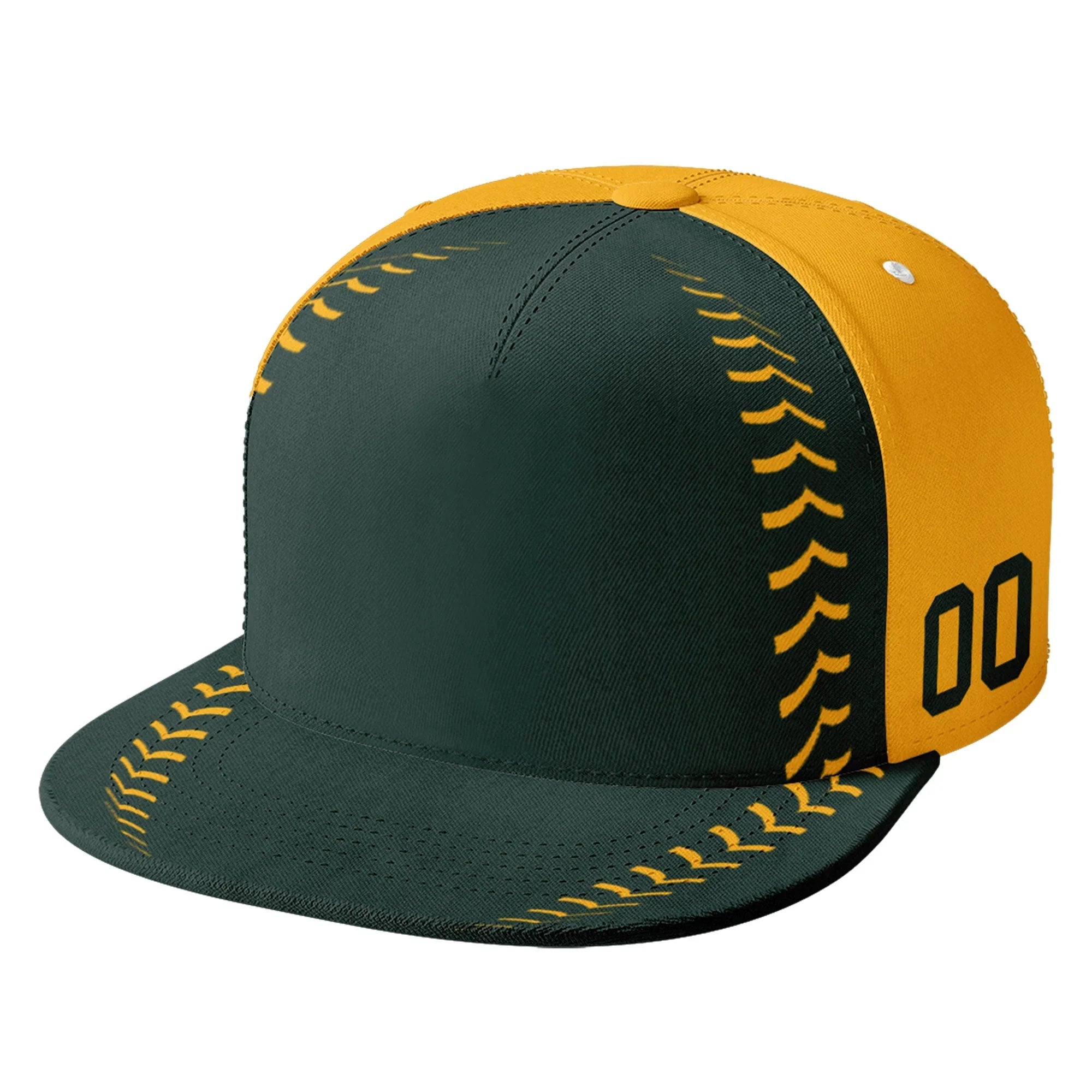 Custom Sport Design Hat Stitched Adjustable Snapback Personalized Baseball Cap PR067B-bd0b00d9-c - Coolcustomize