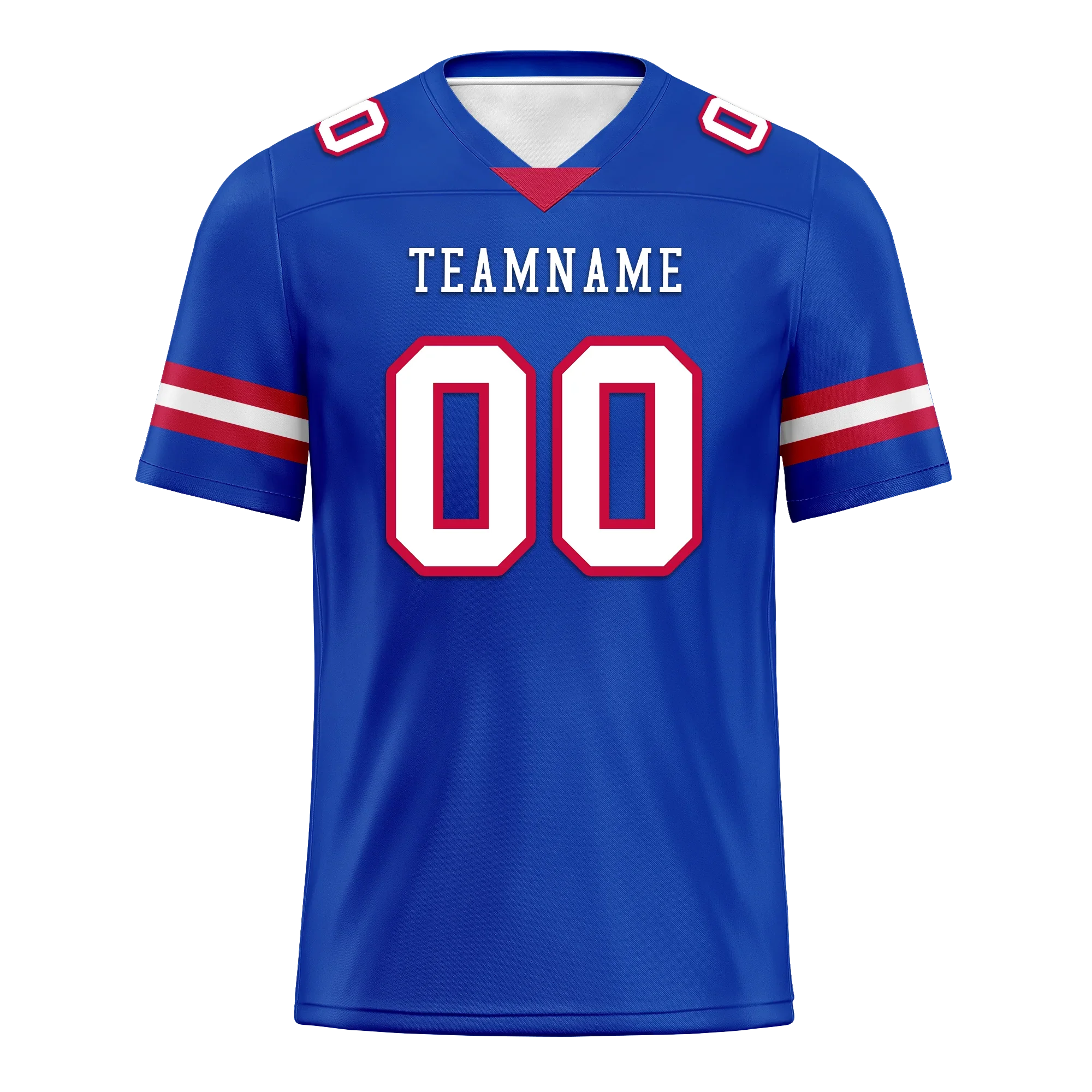 Custom Blue Classic Style Personalized Authentic Football Jersey FBJ02-bd0a70ca - Coolcustomize