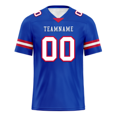 Custom Blue Classic Style Personalized Authentic Football Jersey FBJ02-bd0a70ca