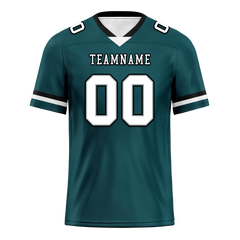 Custom Cyan Classic Style Personalized Authentic Football Jersey FBJ02-bd0a70ab