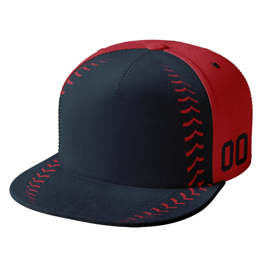 Custom Sport Design Hat Stitched Adjustable Snapback Personalized Baseball Cap PR067B-bd0b00d9-f - Coolcustomize