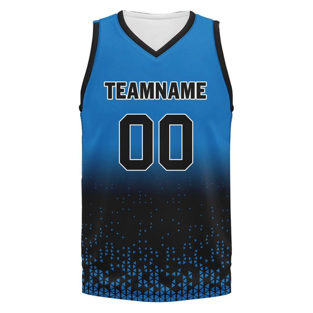 Custom Blue Black Fade Fashion Sports Uniform Basketball Jersey BBJ01-D020102-11 - Coolcustomize