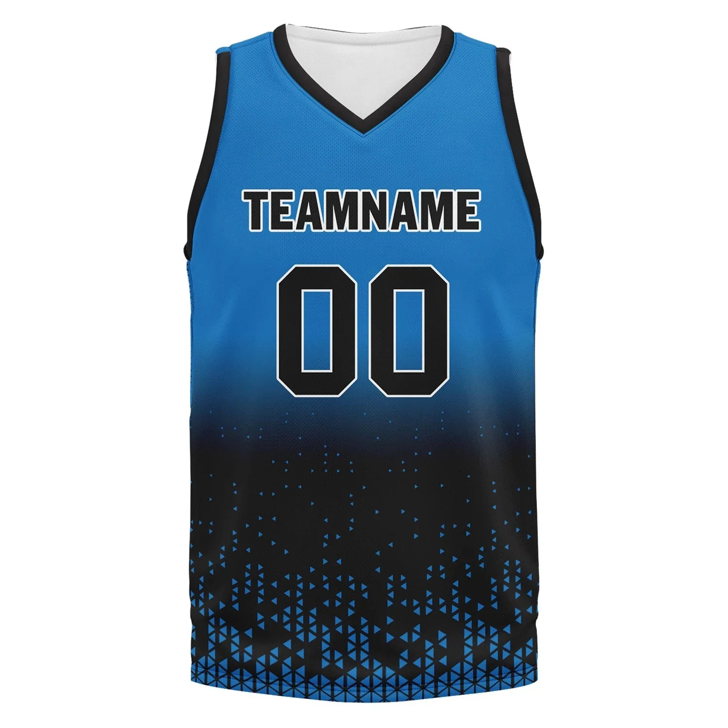 Custom Blue Black Fade Fashion Sports Uniform Basketball Jersey BBJ01-D020102-11 - Coolcustomize