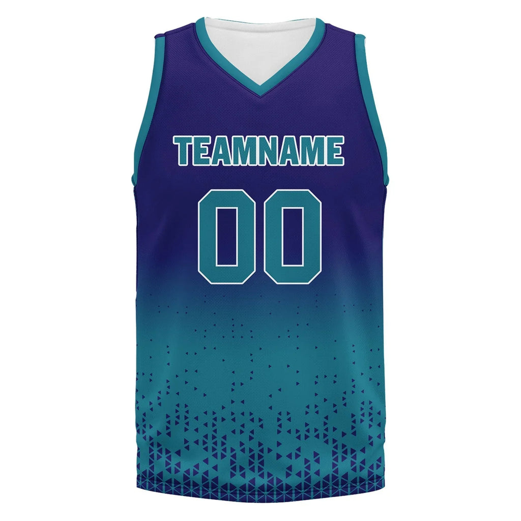 Custom Blue Fade Fashion Sports Uniform Basketball Jersey BBJ01-D020102-9 - Coolcustomize