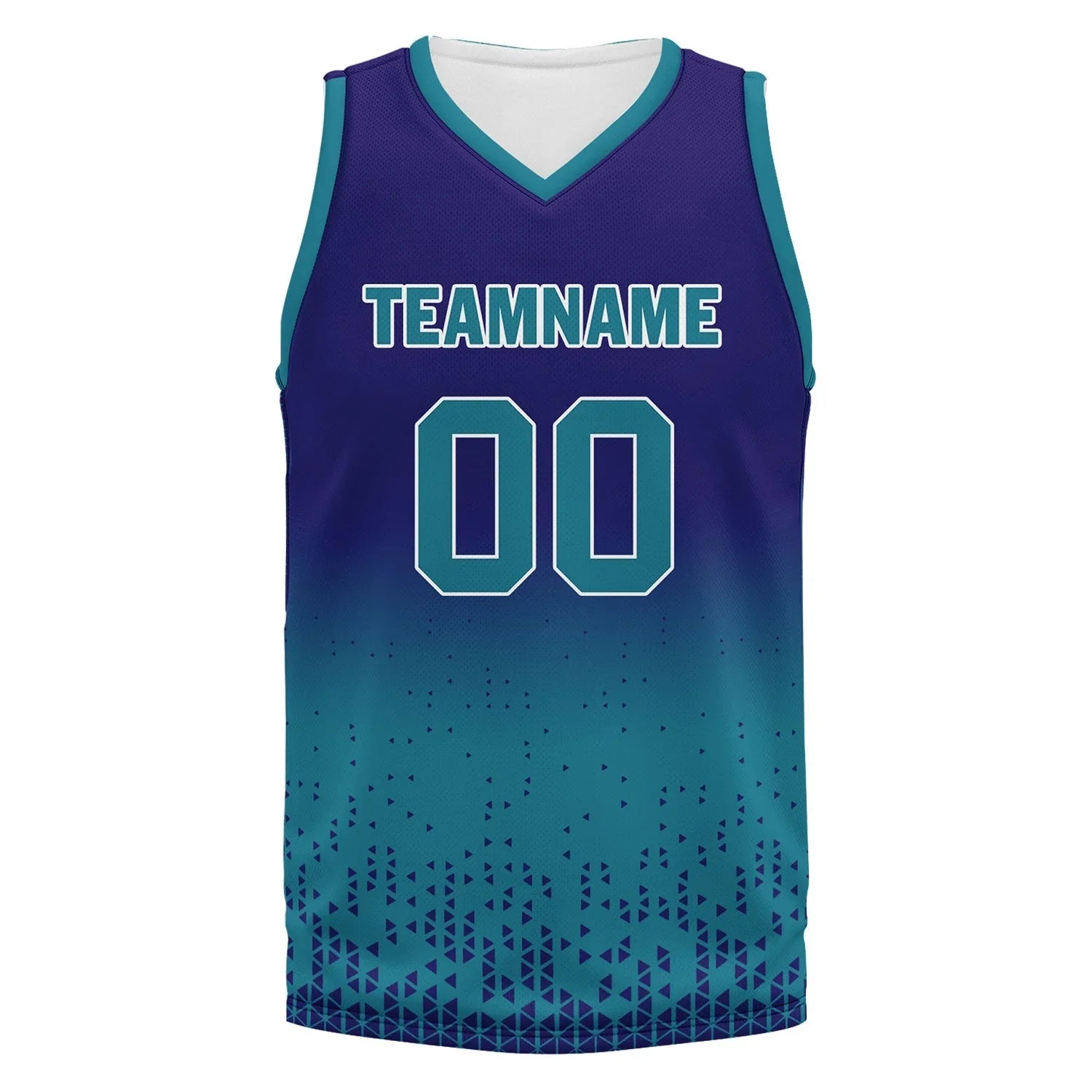 Custom Blue Fade Fashion Sports Uniform Basketball Jersey BBJ01-D020102-9 - Coolcustomize