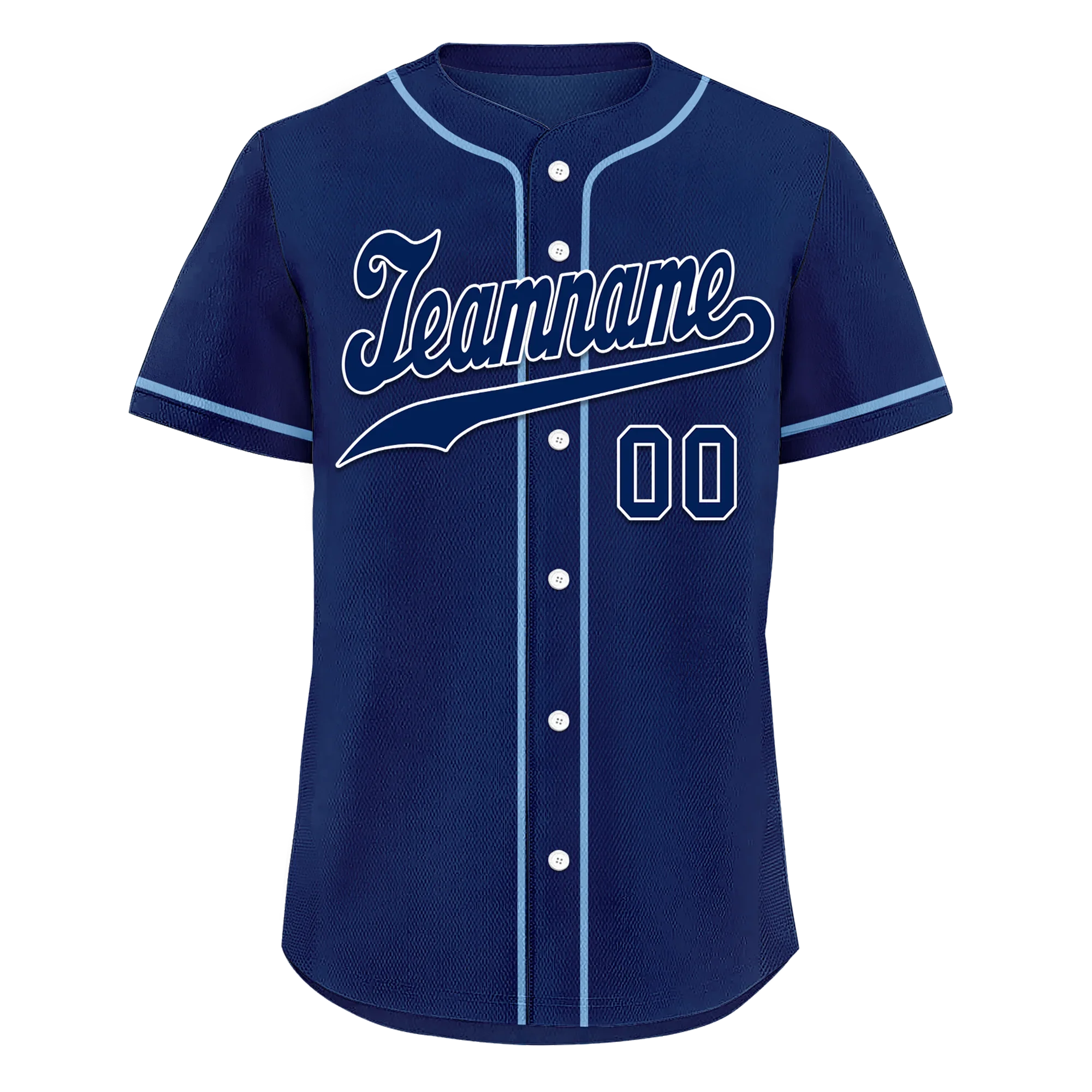 Custom Blue Classic Style Blue Personalized Authentic Baseball Jersey BSBJ01-bd0fa0c - Coolcustomize