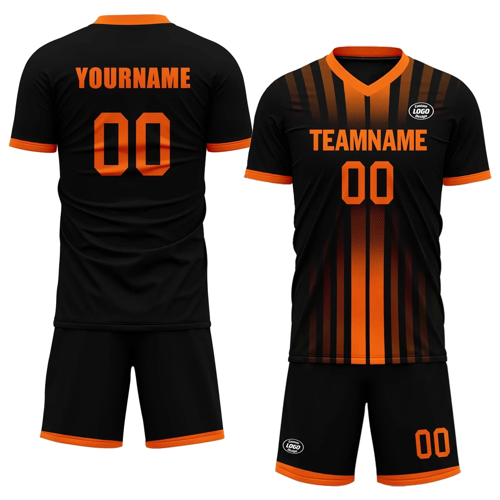 Custom Black Orange Jersey MaxSoul Shoes and Hat Combo Offer Personalized Combo ZH-D020234-3 - Coolcustomize