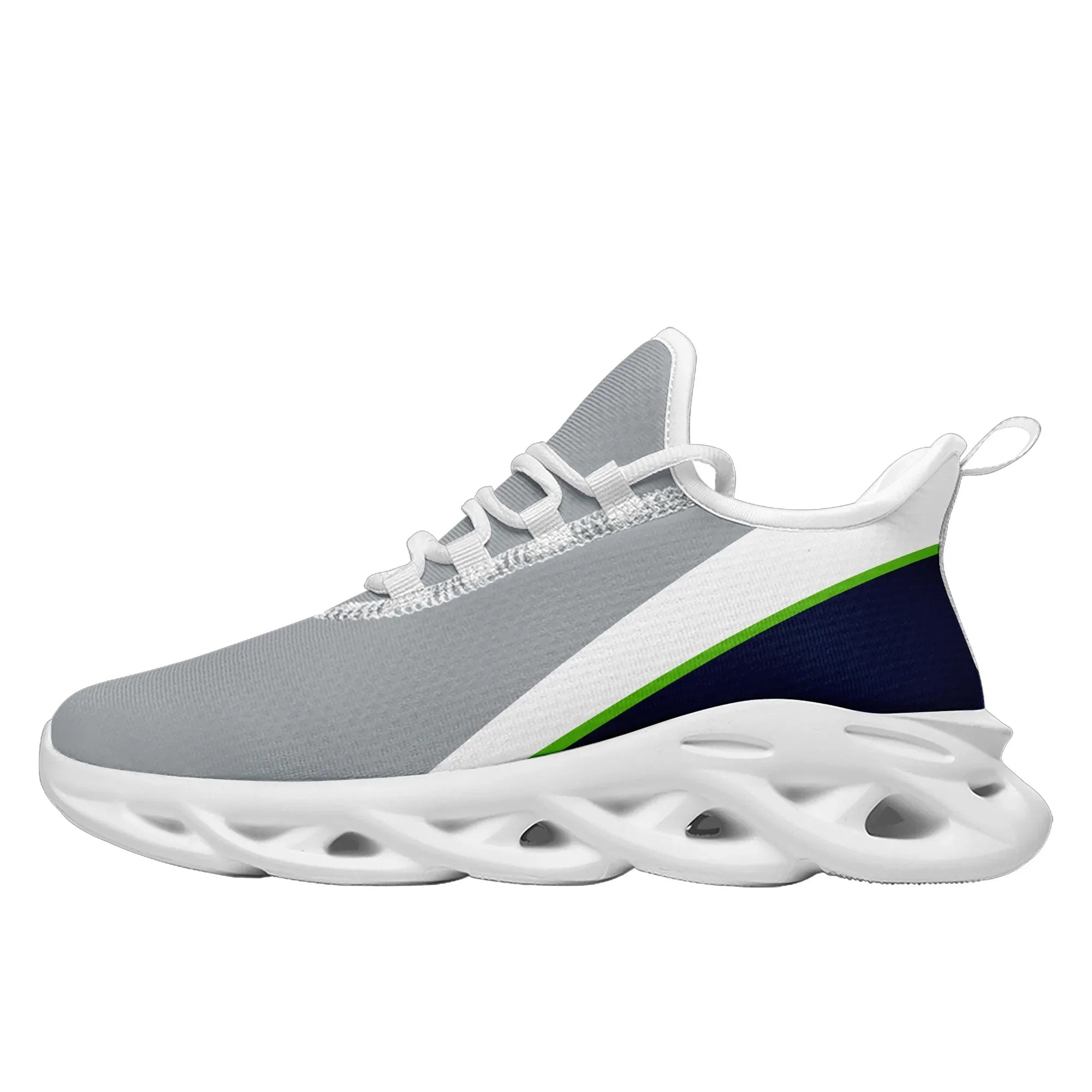 Custom Grey Blue Jersey MaxSoul Shoes and Hat Combo Offer Personalized ZH-bd0b007e-ac - Coolcustomize