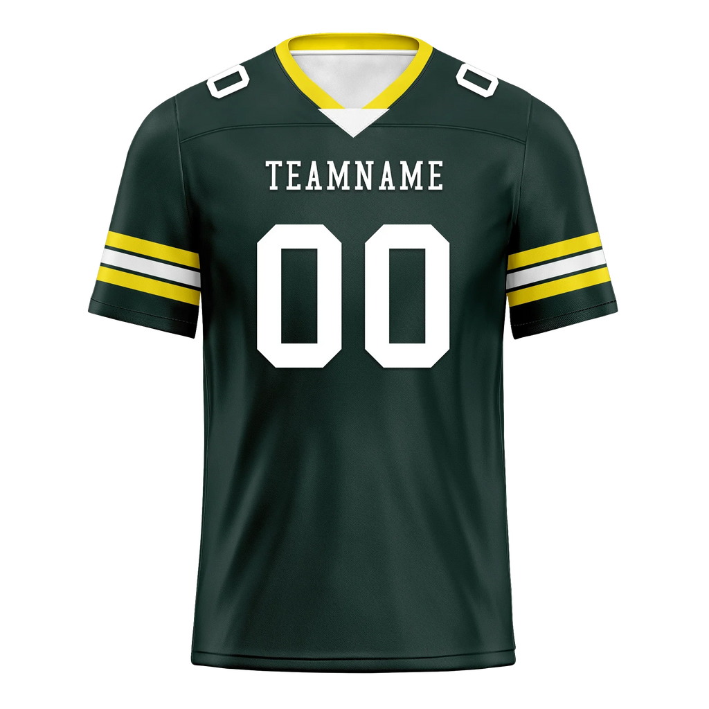 Custom Green Classic Style Personalized Authentic Football Jersey FBJ02-bd0a7007 - Coolcustomize