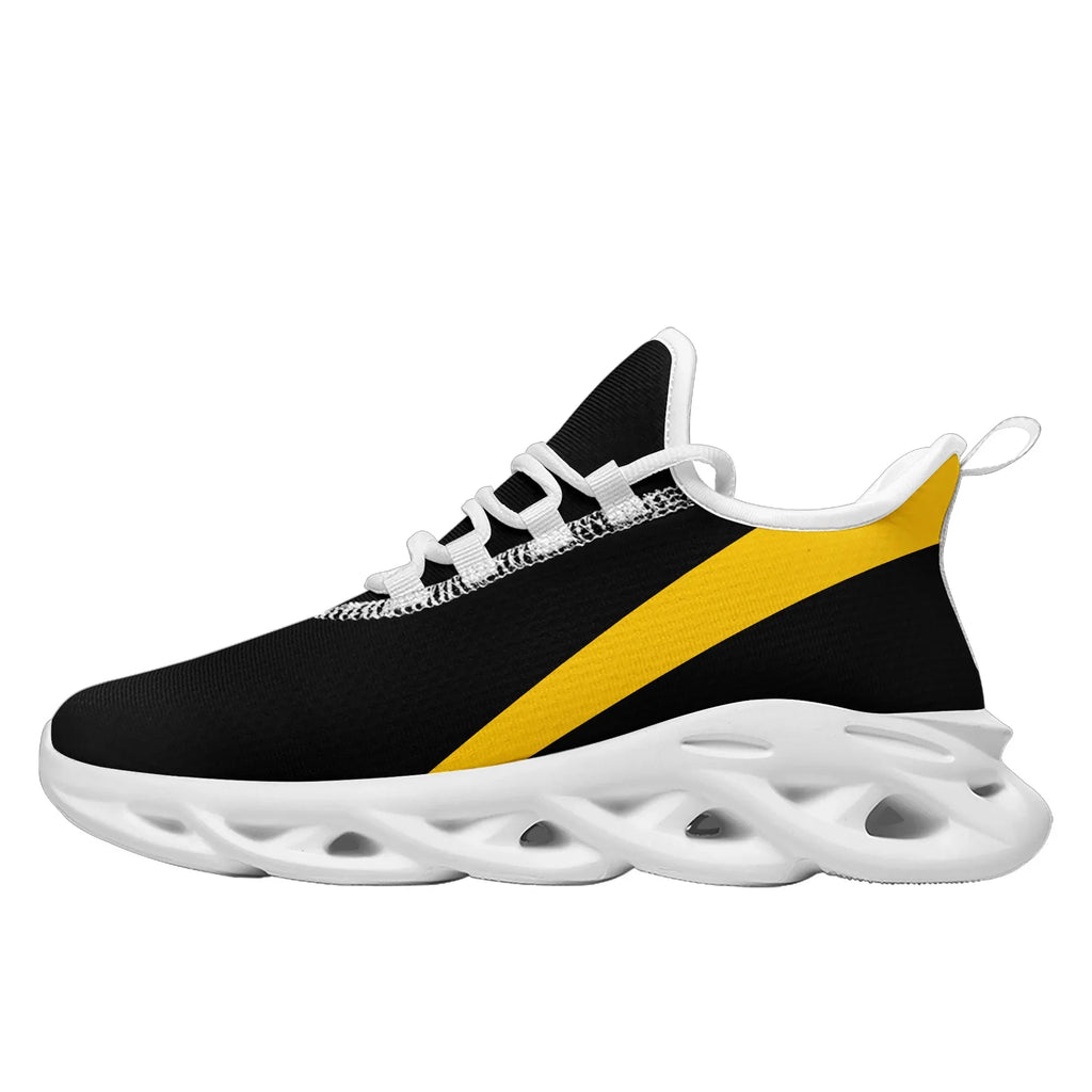 Custom Yellow Black Jersey MaxSoul Shoes and Hat Combo Offer Personalized ZH-bd0b007e-c - Coolcustomize