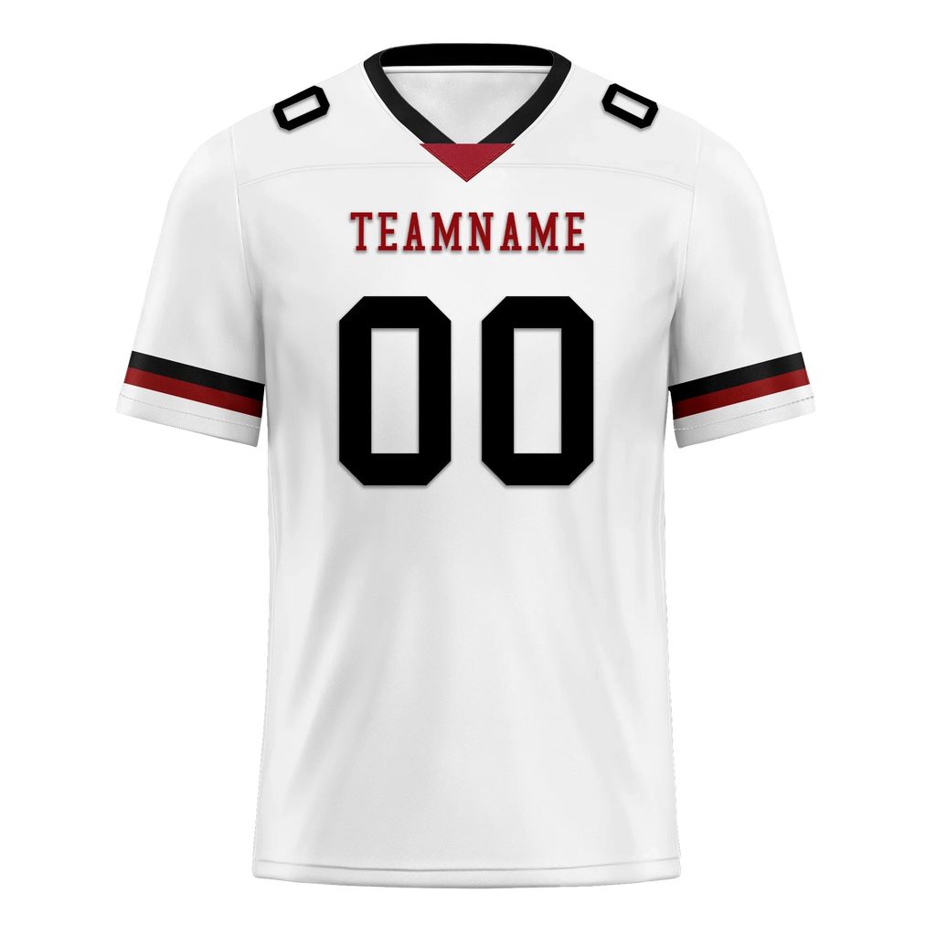Custom White Black Classic Style Personalized Authentic Football Jersey FBJ02-bd0a700b - Coolcustomize