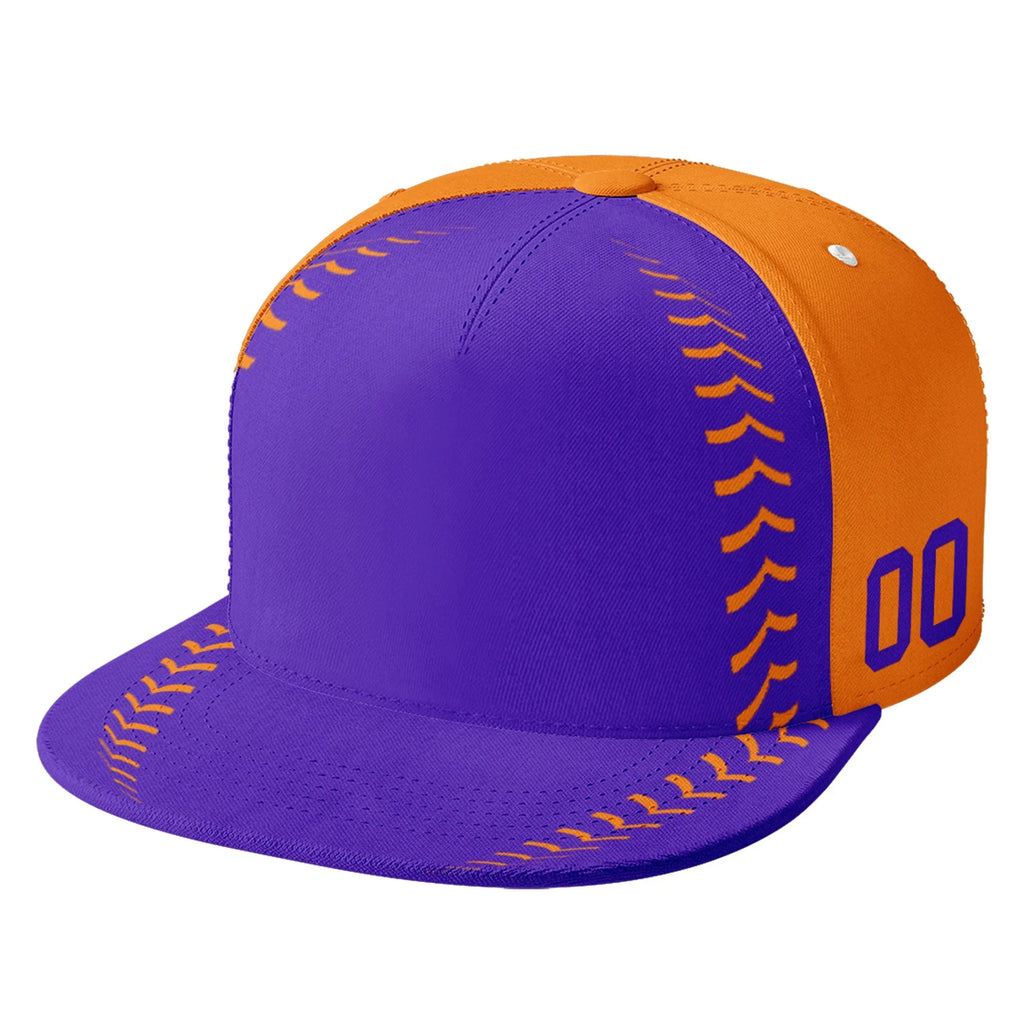 Custom Sport Design Hat Stitched Adjustable Snapback Personalized Baseball Cap PR067B-bd0b00d9-cb - Coolcustomize