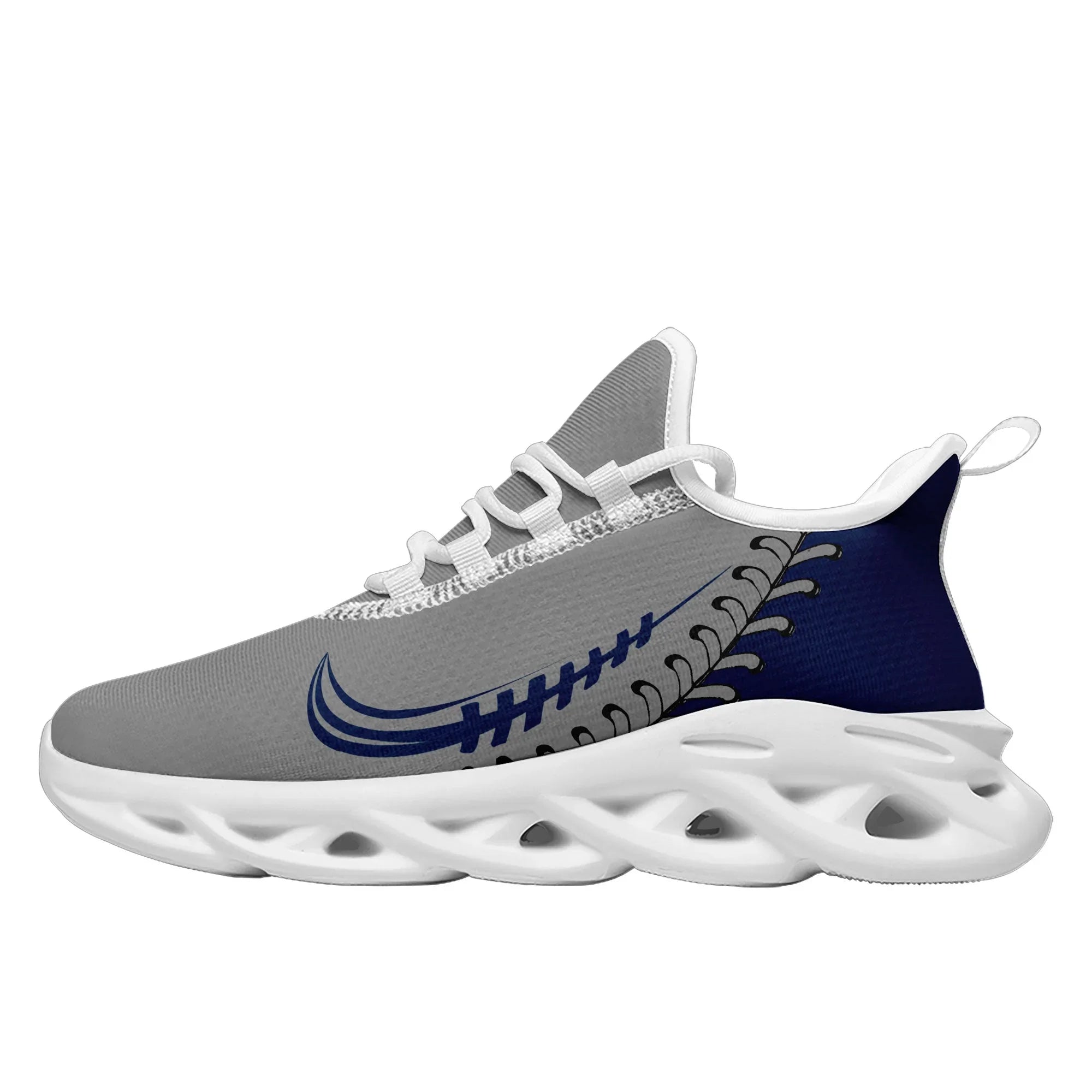 Custom Grey Jersey MaxSoul Shoes and Hat Combo Offer Personalized ZH-bd0b00e0-ac - Coolcustomize