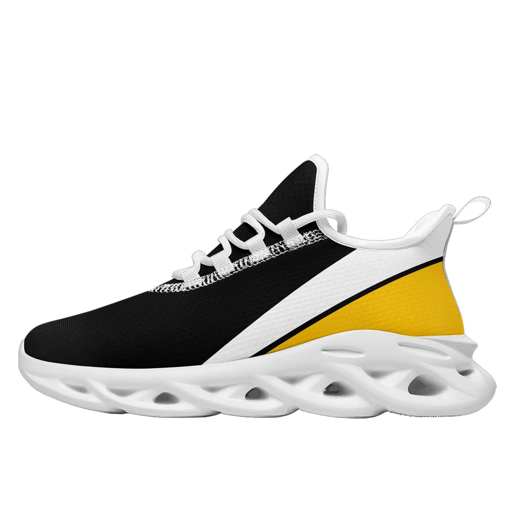 Custom Black Yellow Jersey MaxSoul Shoes and Hat Combo Offer Personalized ZH-bd0b007e-b - Coolcustomize