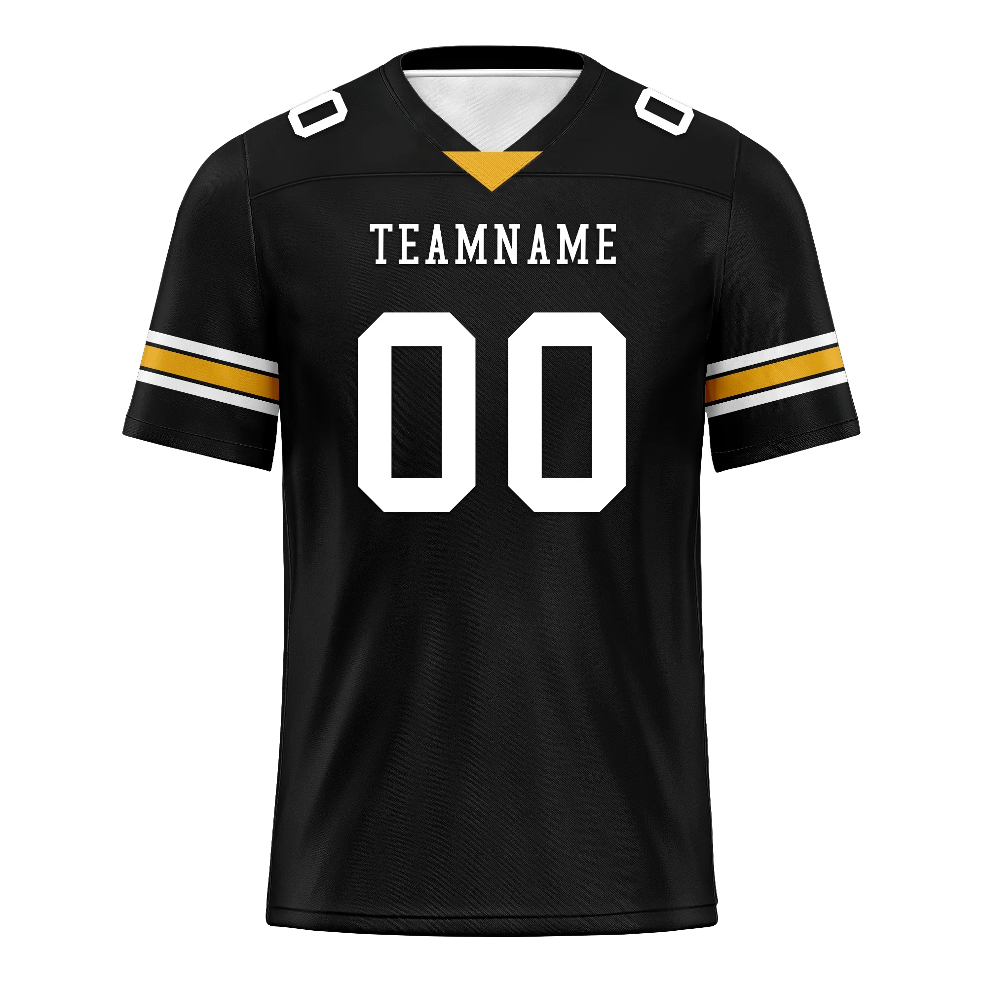 Custom Black Classic Style Personalized Authentic Football Jersey FBJ02-bd0a70a8 - Coolcustomize
