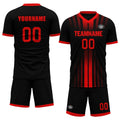 Custom Black Red Jersey MaxSoul Shoes and Hat Combo Offer Personalized Combo ZH-D020234-2 - Coolcustomize