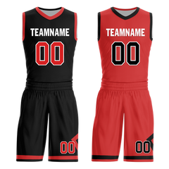 Custom Black White Classic Style Reversible Basketball Uniform Personalized Ordinary BBJR-D017006