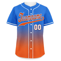 Custom Blue Orange Fade Fashion Personalized Authentic Baseball Jersey BSBJ01-D0a70b7