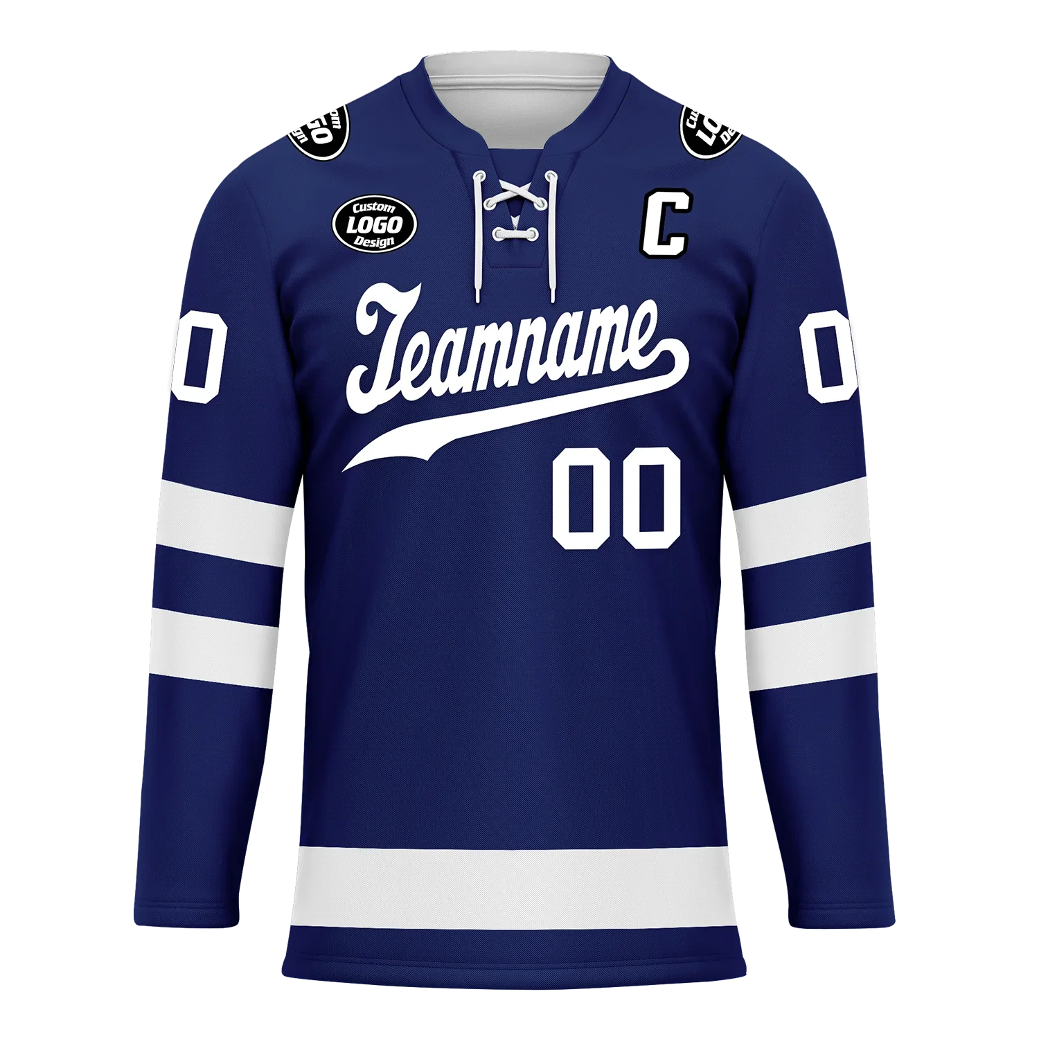 Custom Blue White Personalized Hockey Jersey HCKJ01-D0a70bc - Coolcustomize