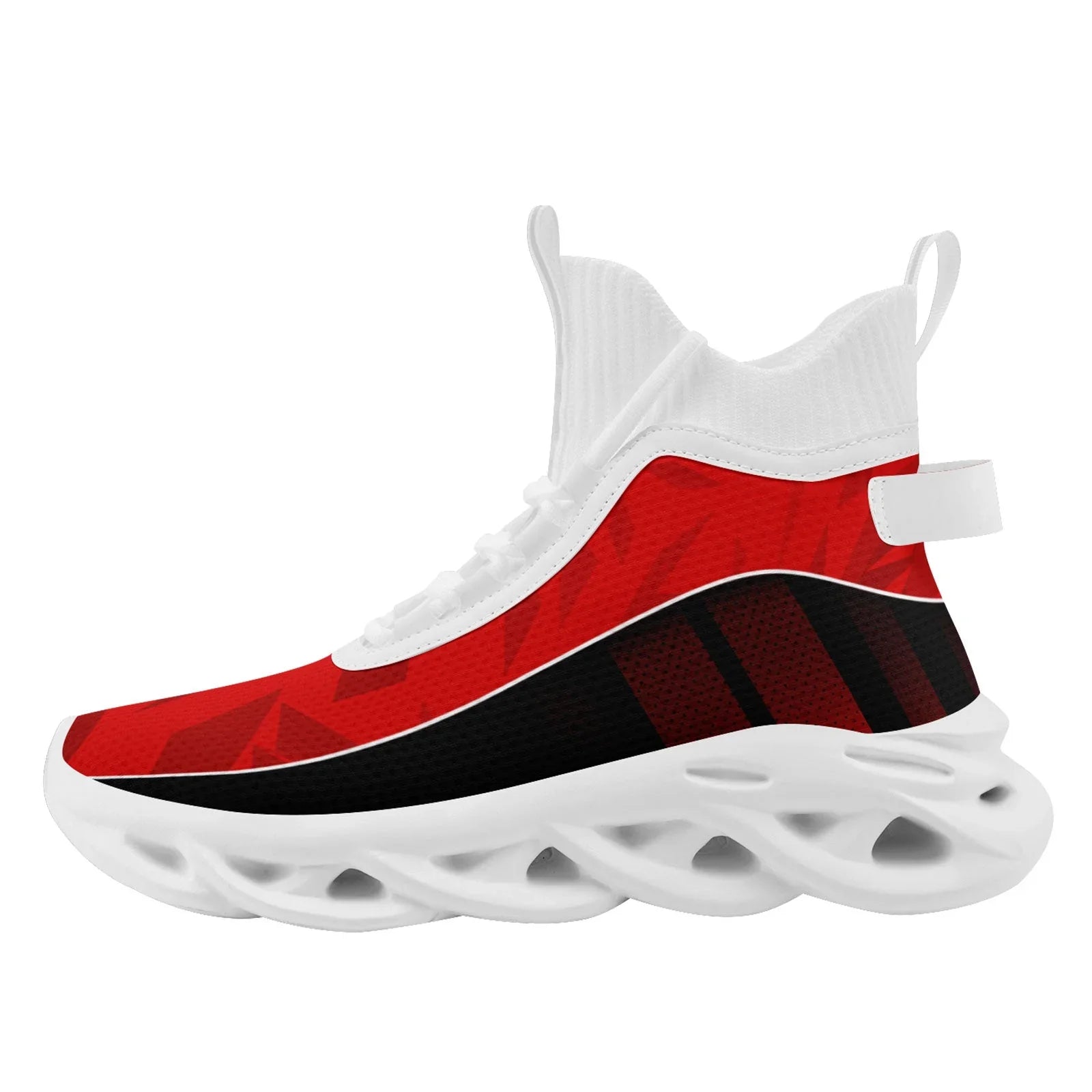 Custom Black Red Maxsoul Shoes Personalized Sneaker FN029A-D020158-2 - Coolcustomize