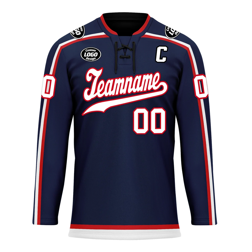 Custom Blue Personalized Hockey Jersey HCKJ01-D0a70fb - Coolcustomize