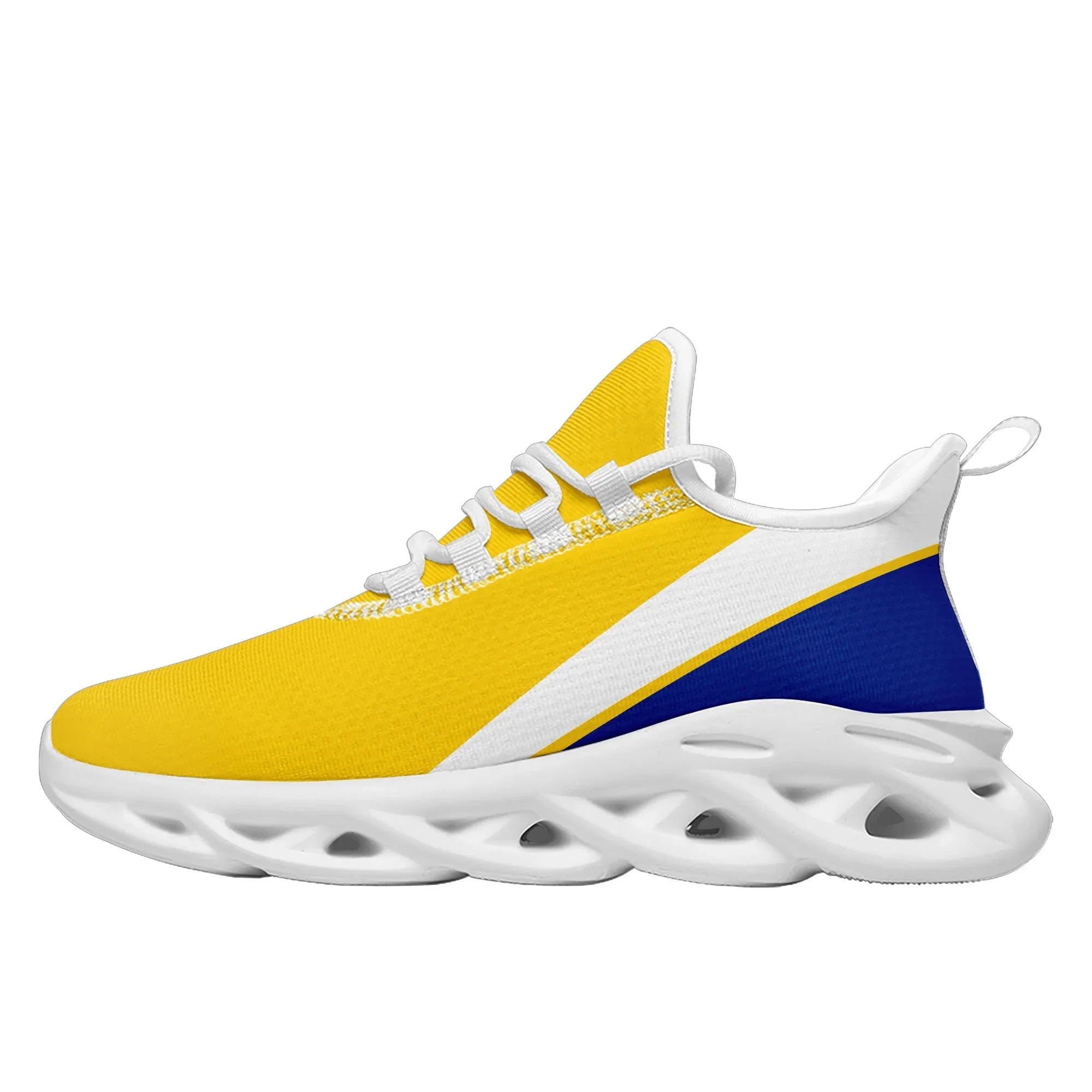 Custom Yellow Blue Jersey MaxSoul Shoes and Hat Combo Offer Personalized ZH-bd0b007e-aa - Coolcustomize