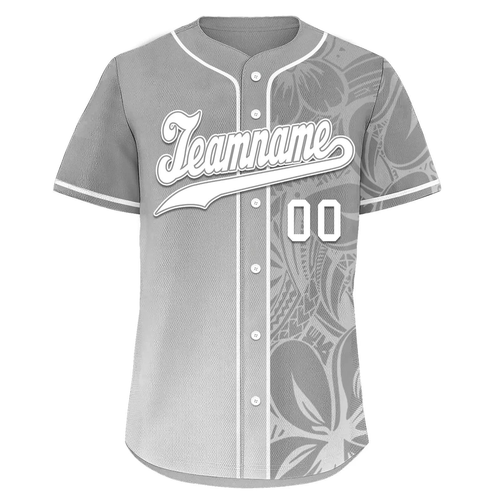 Custom Gray Classic Style Personalized Authentic Baseball Jersey BSBJ01-D020160-8 - Coolcustomize