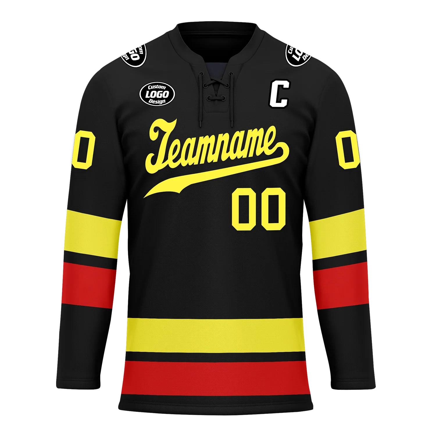 Custom Black Personalized Hockey Jersey HCKJ01-D0a70dd - Coolcustomize
