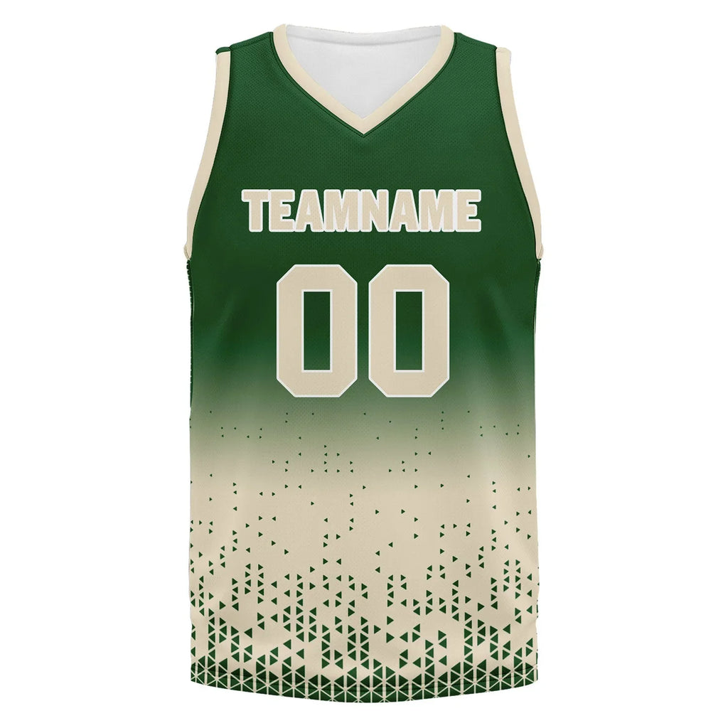 Custom Green Yellow Fade Fashion Sports Uniform Basketball Jersey BBJ01-D020102-7 - Coolcustomize