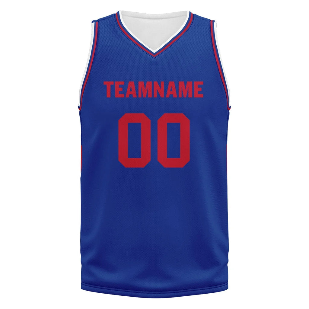 Custom Blue Classic Style Sports Uniform Basketball Jersey BBJ01-D020105-5 - Coolcustomize
