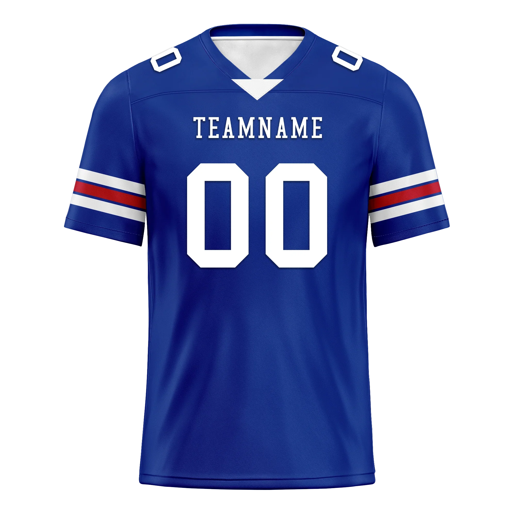 Custom Blue Classic Style Personalized Authentic Football Jersey FBJ02-bd0a70aa - Coolcustomize