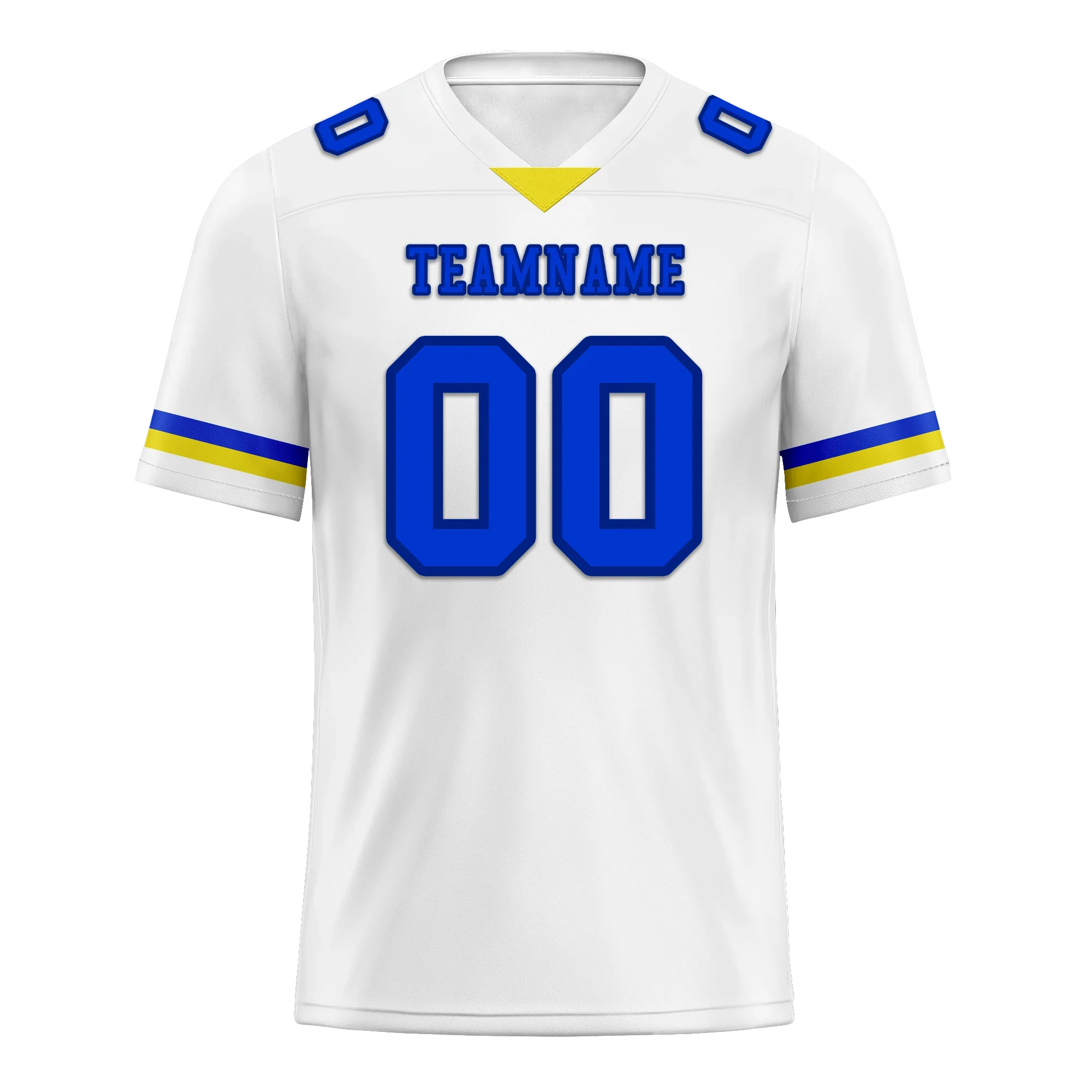 Custom White Classic Style Personalized Authentic Football Jersey FBJ02-bd0a7008 - Coolcustomize