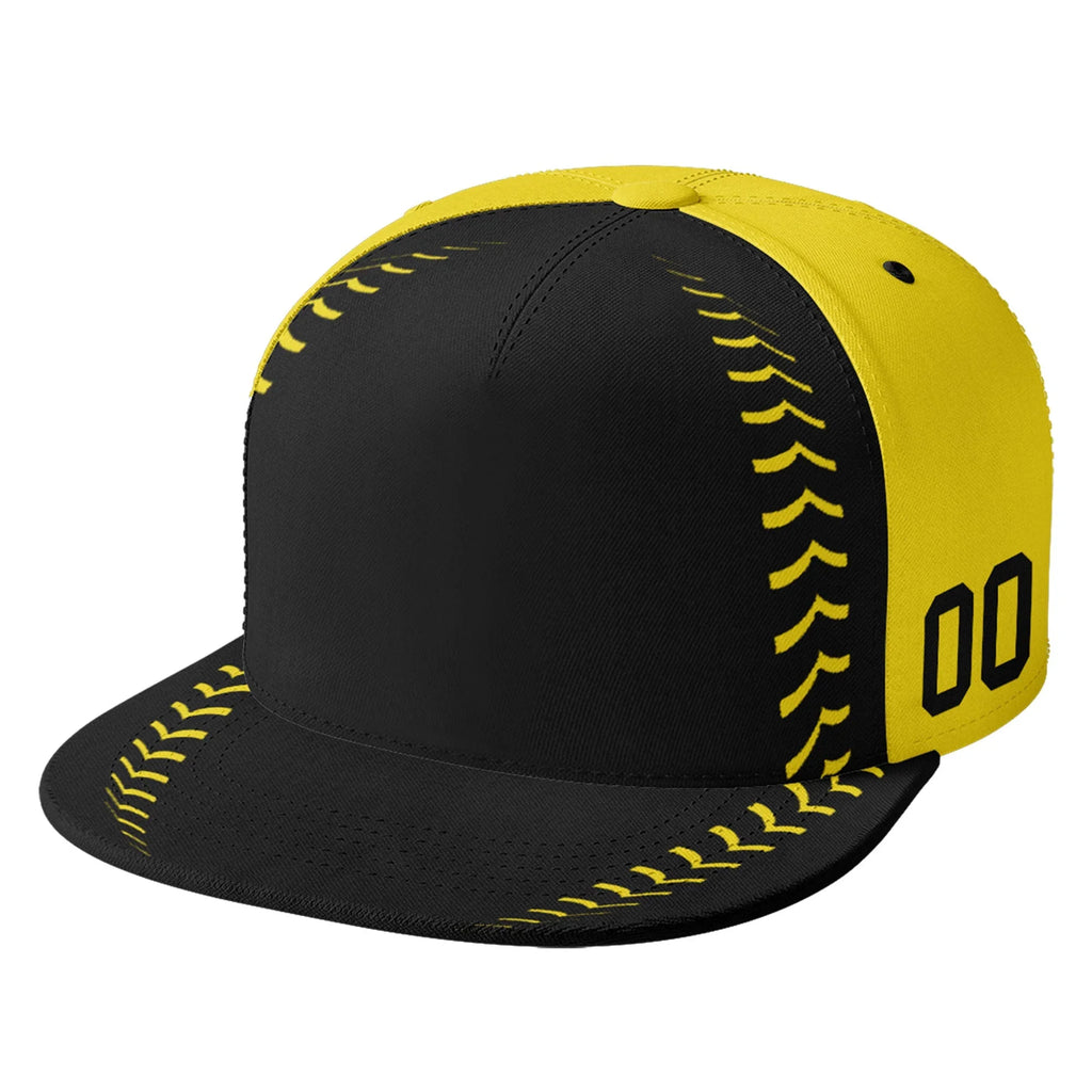 Custom Sport Design Hat Stitched Adjustable Snapback Personalized Baseball Cap PR067B-bd0b00d9-b7 - Coolcustomize